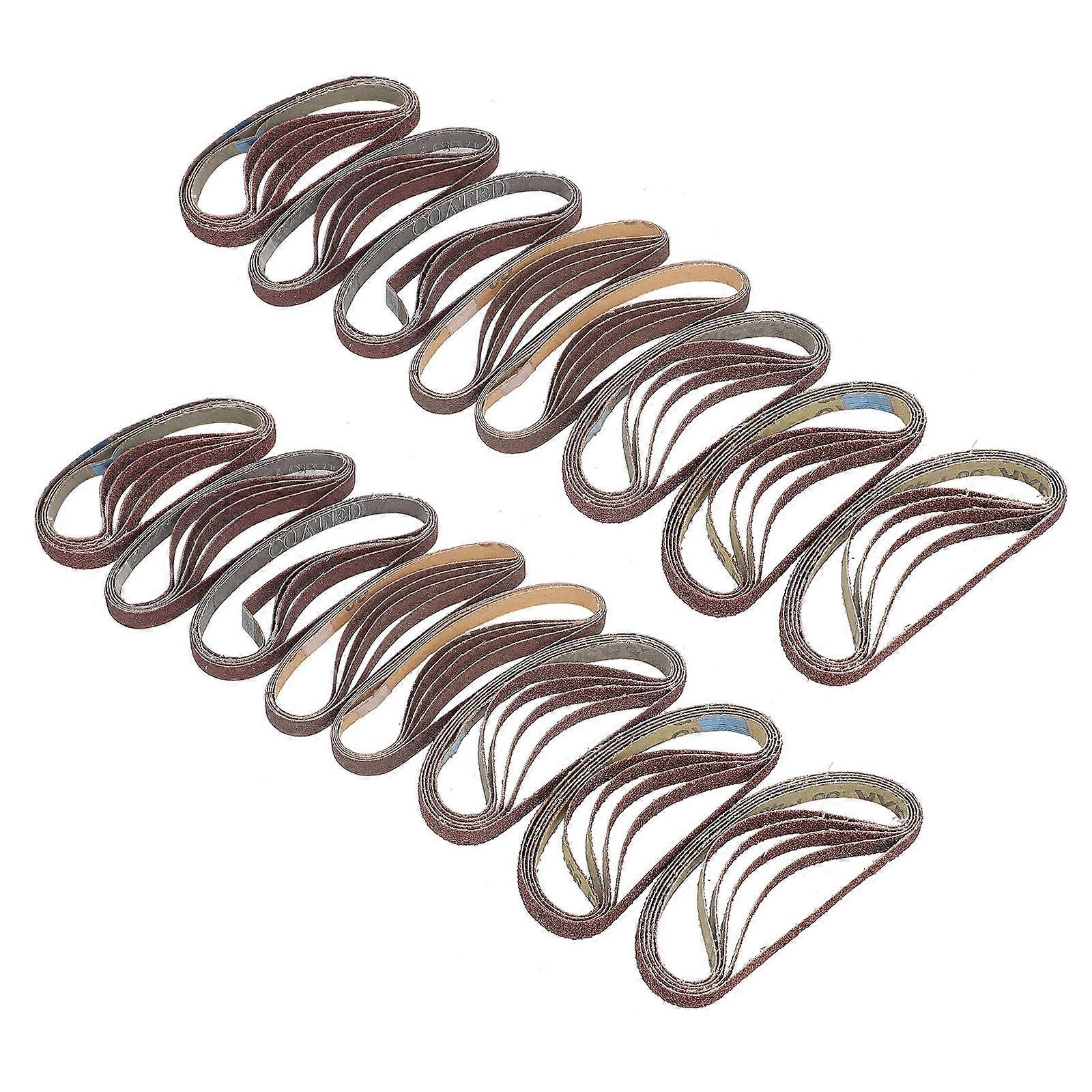 Abrasive Grinding Belts 40Pcs Suitable For Metal Polishing Ideal For Sanding And Smoothing Wood Products With High Performance