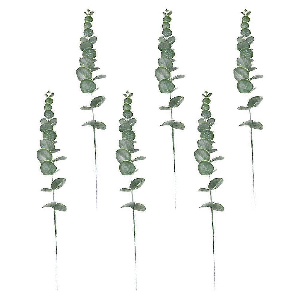 Artificial Eucalyptus Plant Simulation Leaves for Wedding Decoration 12Pcs