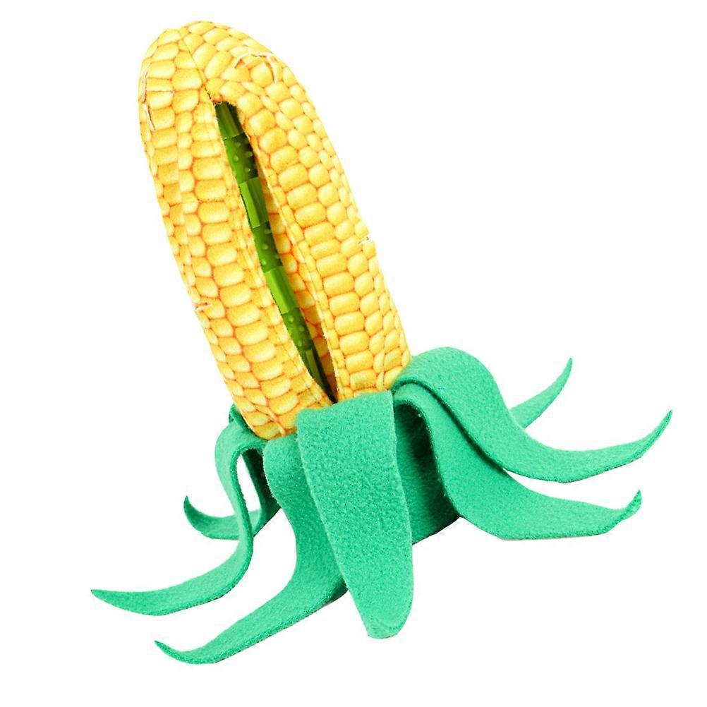 Pet Feeder Corn Shape 2Sets for Molar Rod Feeding and Sniffing