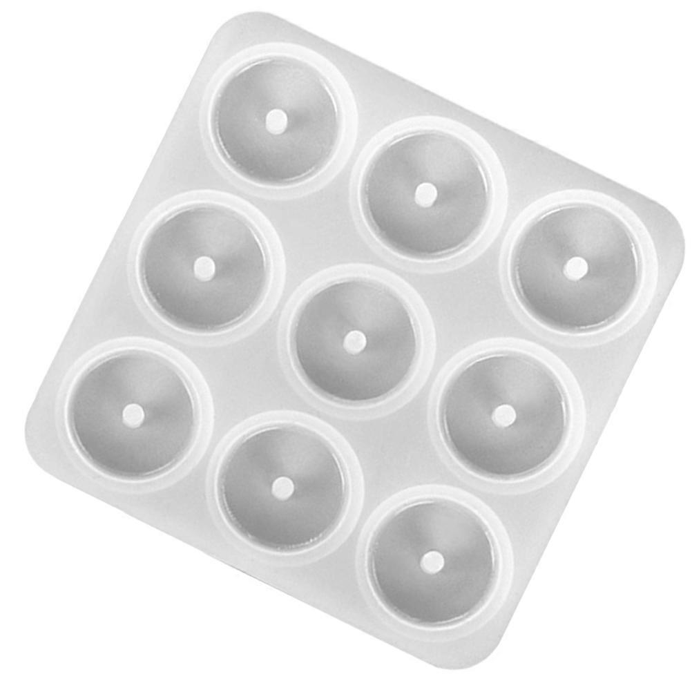 Jewelry Resin Mold Necklace Pendant Charm Craft Supplies Transparent 1Set