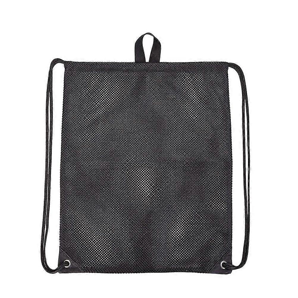 Mesh Design Bag Portable Drawstring Bag for Sports 2Pcs Sundries