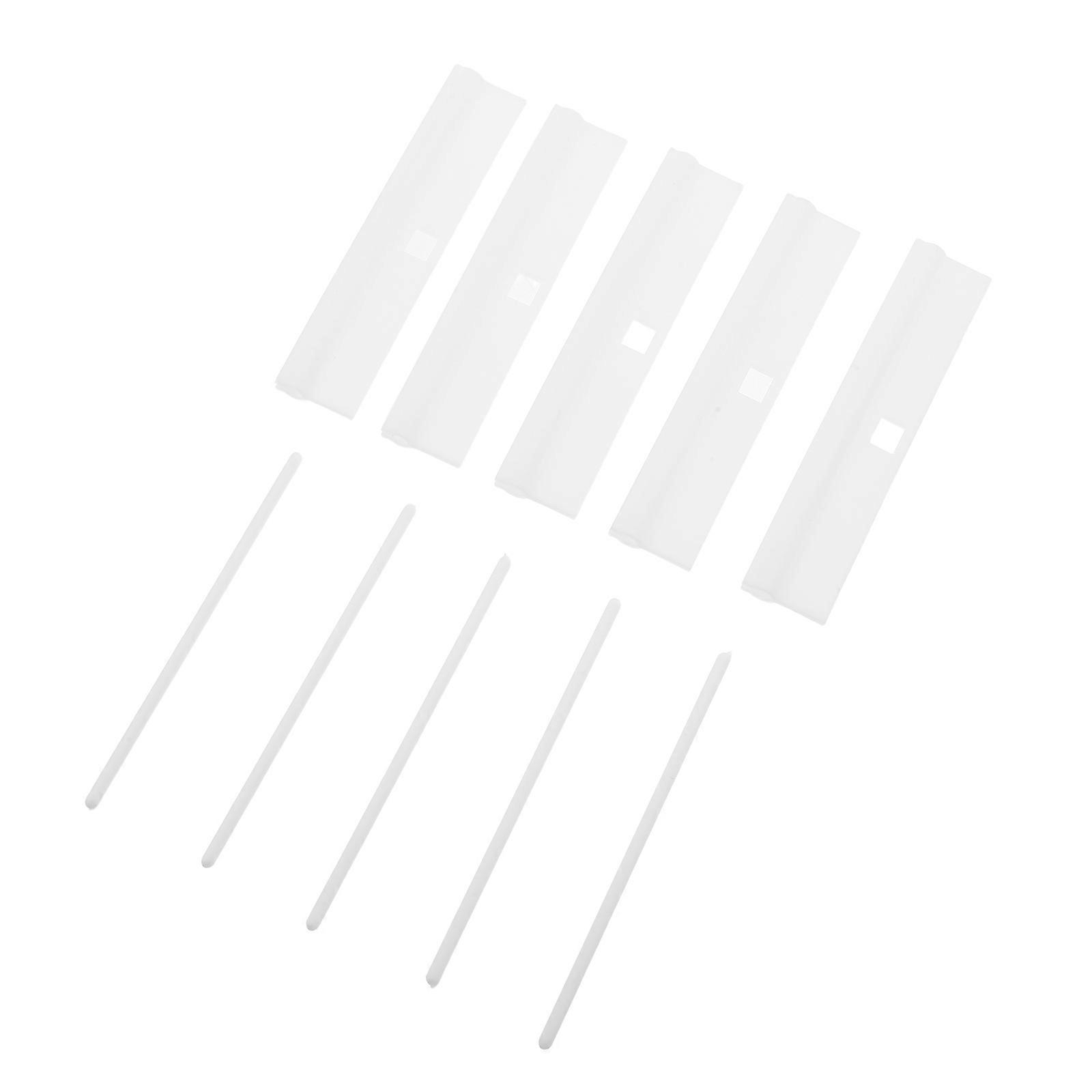 PVC Vertical Blind Replacement Slats Hanger for Window Repair 40Pcs Kit