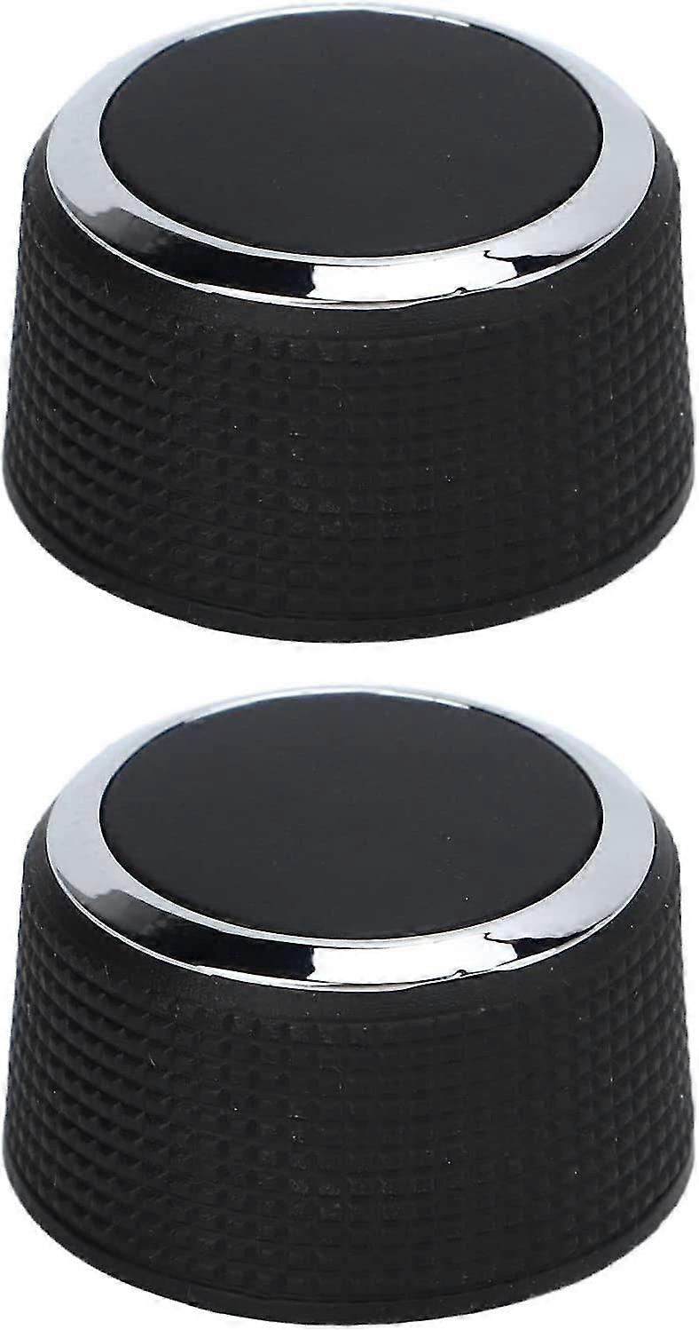 車のボリュームコントロールノブボリューム調整ボタン(ブラック)(2個入り)