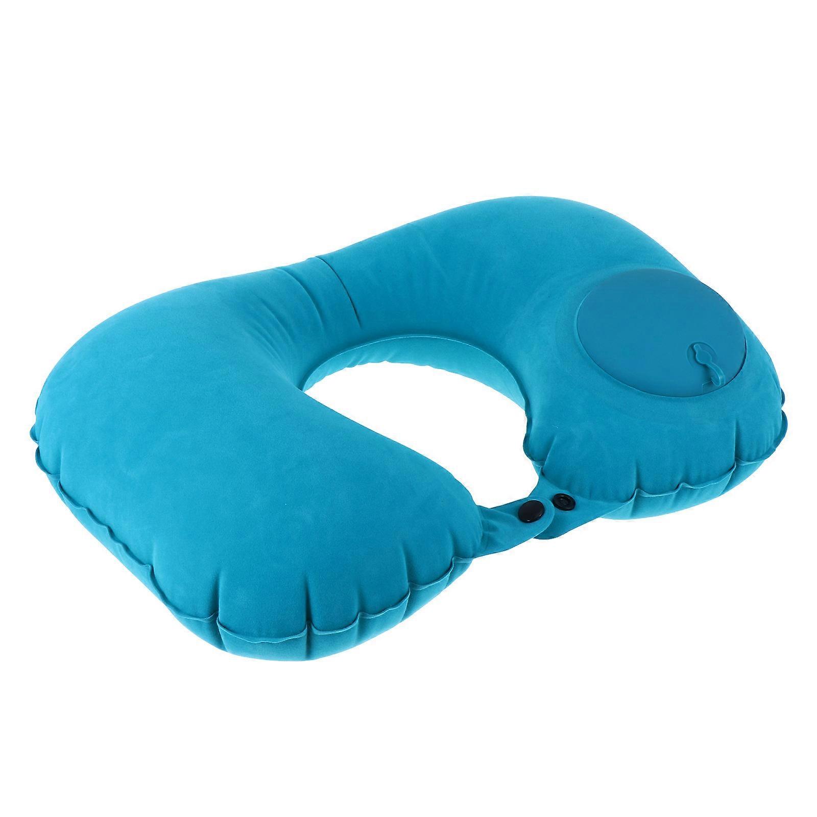Neck Pillow Inflatable U Shaped Travel Pillow Set for Home Use 2Sets