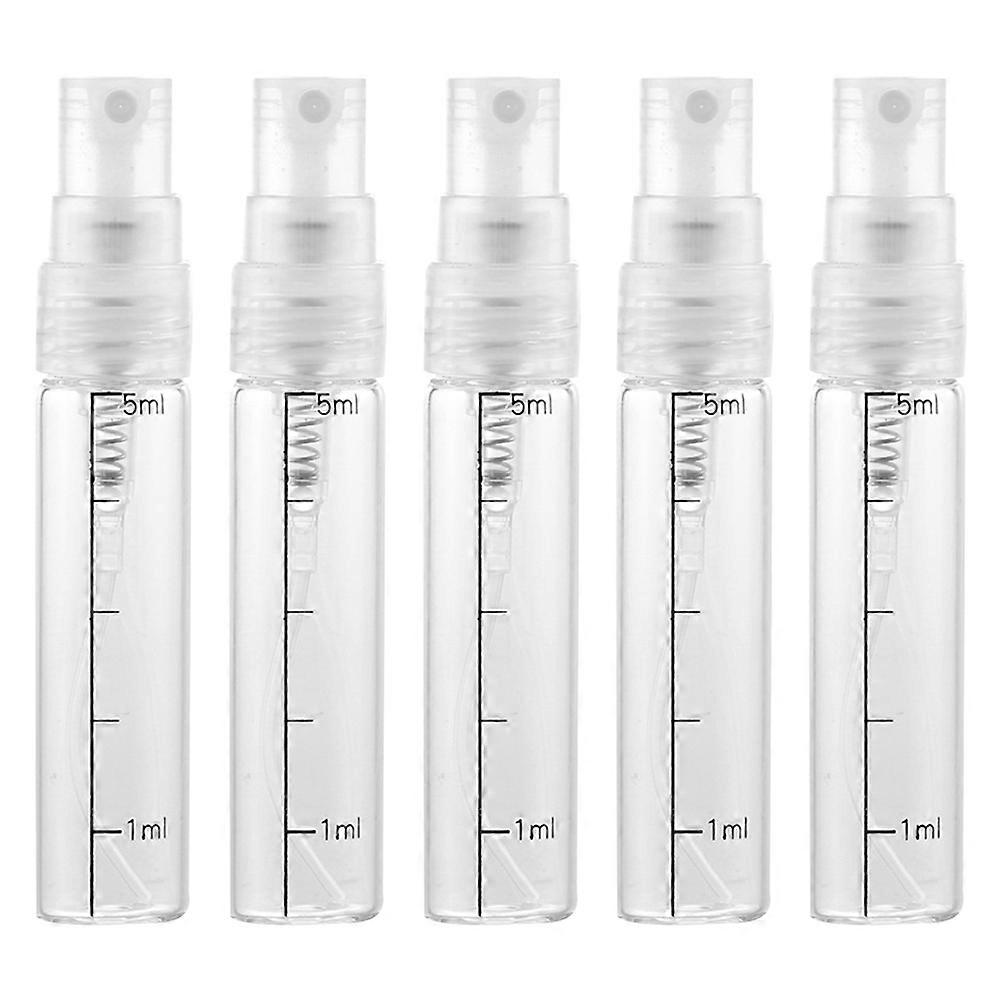 Scale Spray Bottle Glass Small Empty Spray Bottle for Perfume Storage 20Pcs