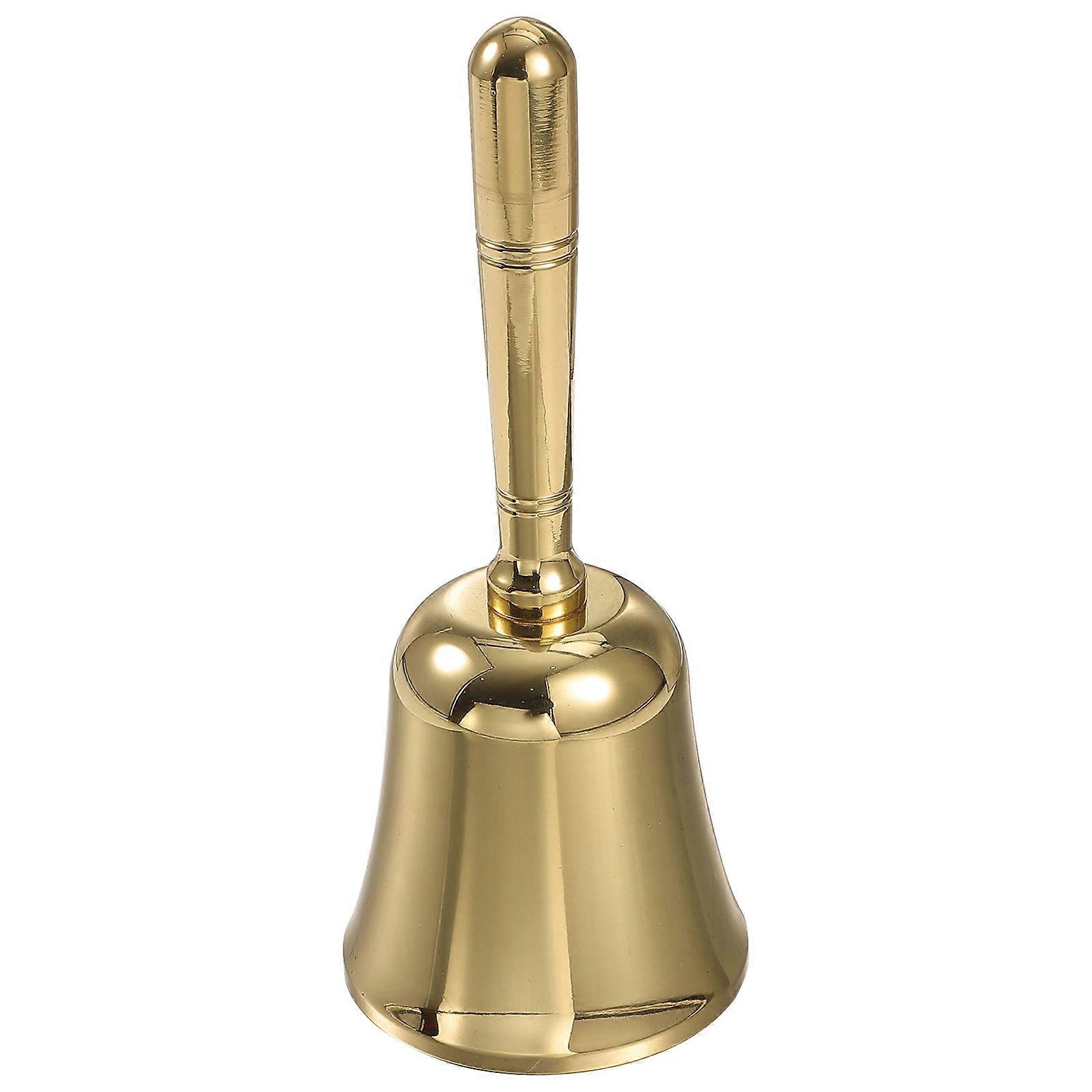 Restaurant Hand Bell Brass Call Service Bell for Dining Table 5Pcs Set