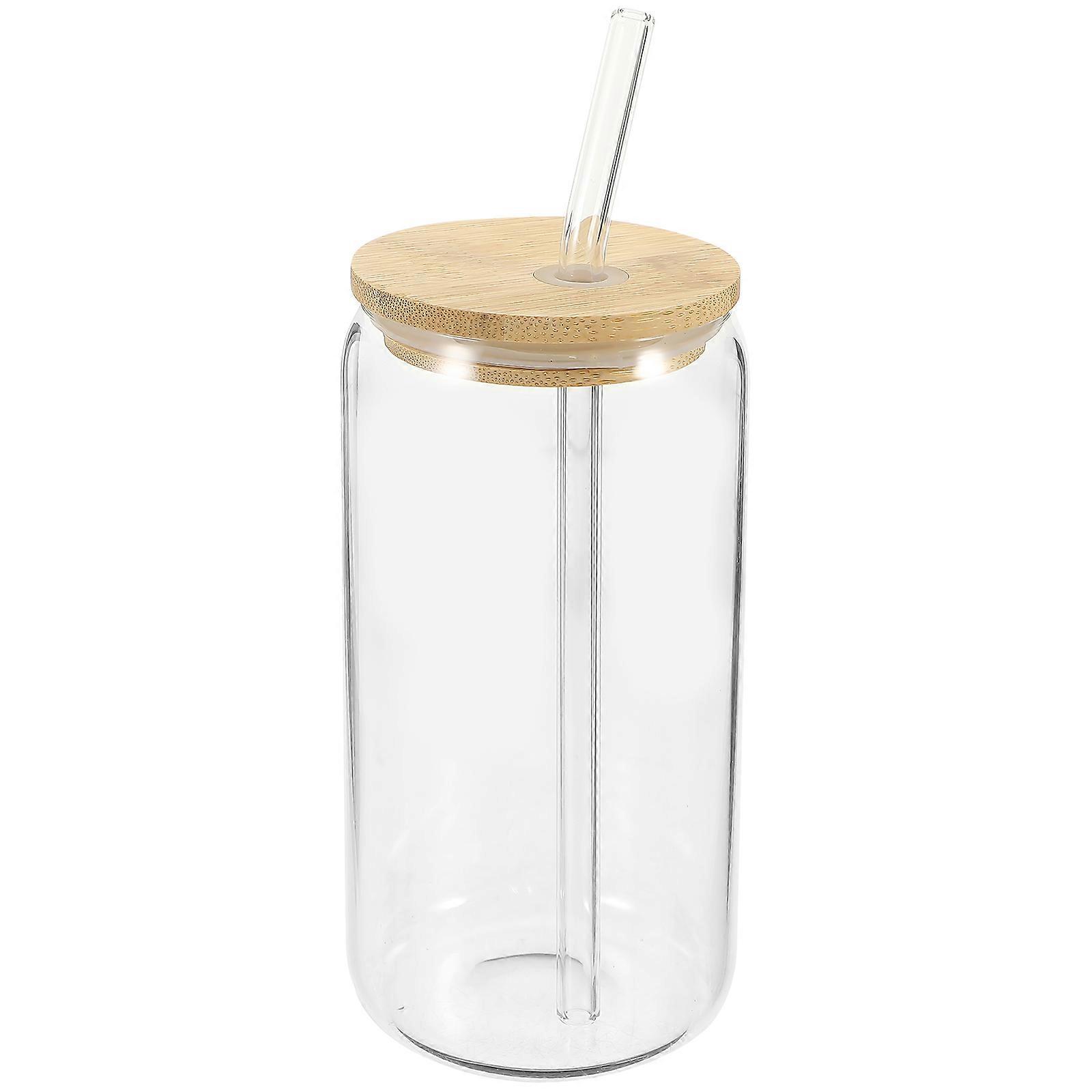 Cylindrical Heat Resistant Coffee Mug Set with Straw Lid Ideal for General Consumers 3Pcs