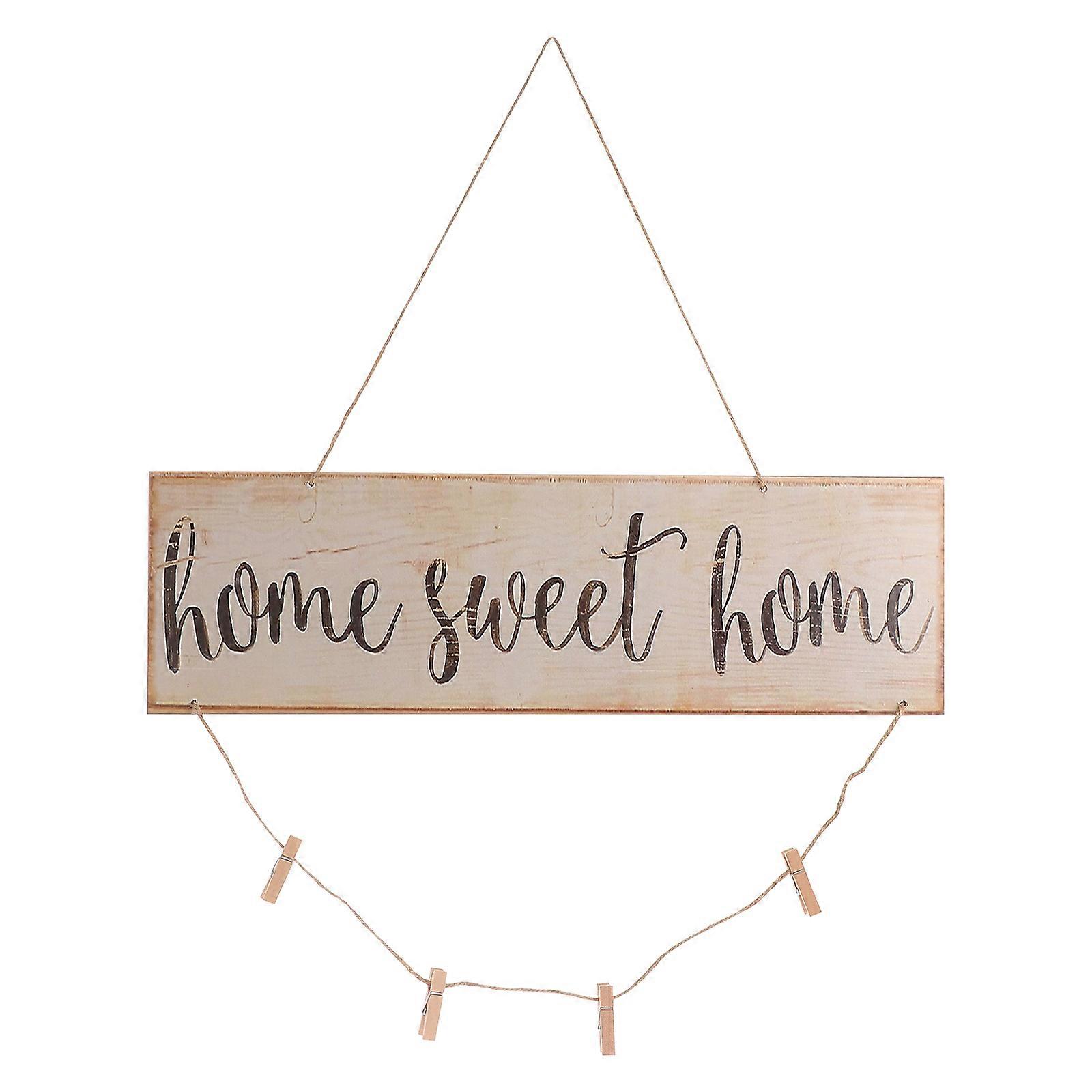 Creative Mini Wooden Hanging Wall Board Document Holder For Office Use With Light Brown Color In 1 Set