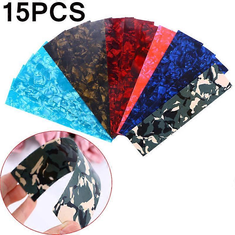 Celluloid Guitar Pick Strips 60 Pcs For Musicians Random Color DIY Guitar Pick Creation
