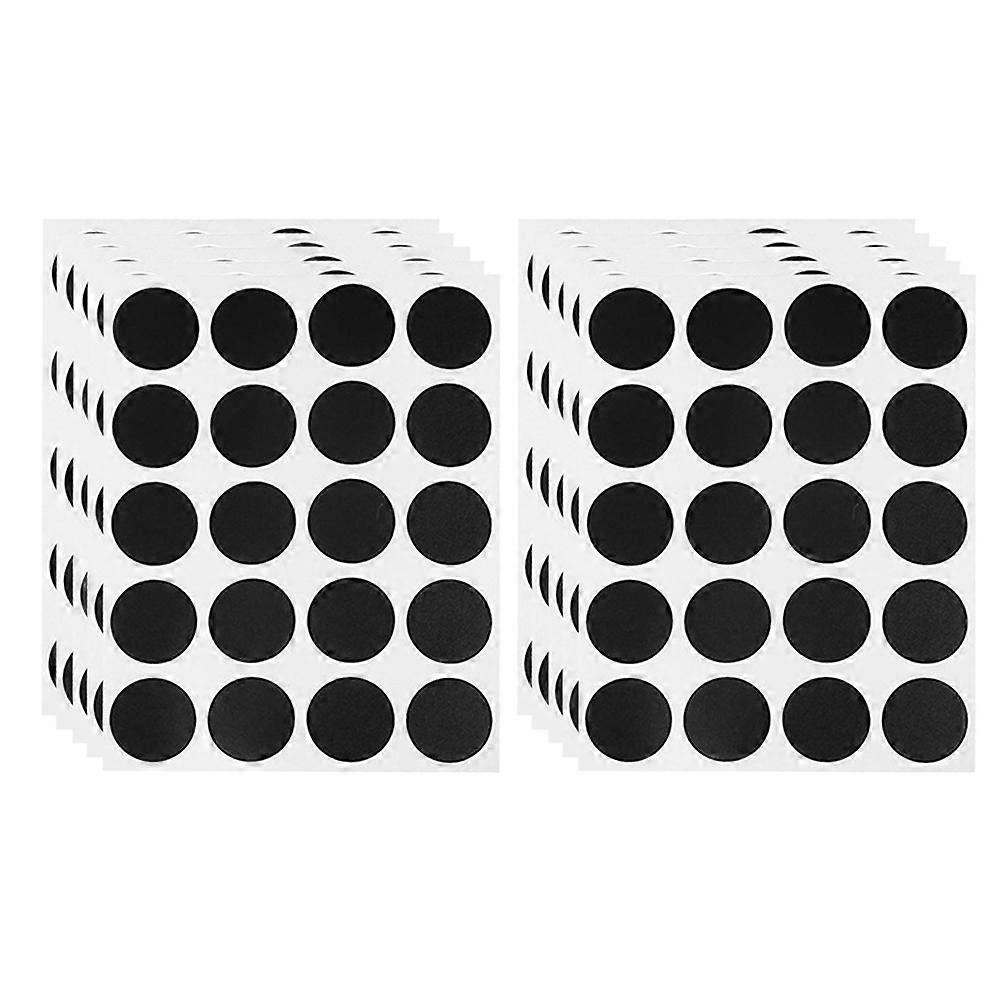 Black Chalkboard Sticker Labels for Labeling 20 Sheets Kitchen Seasoning