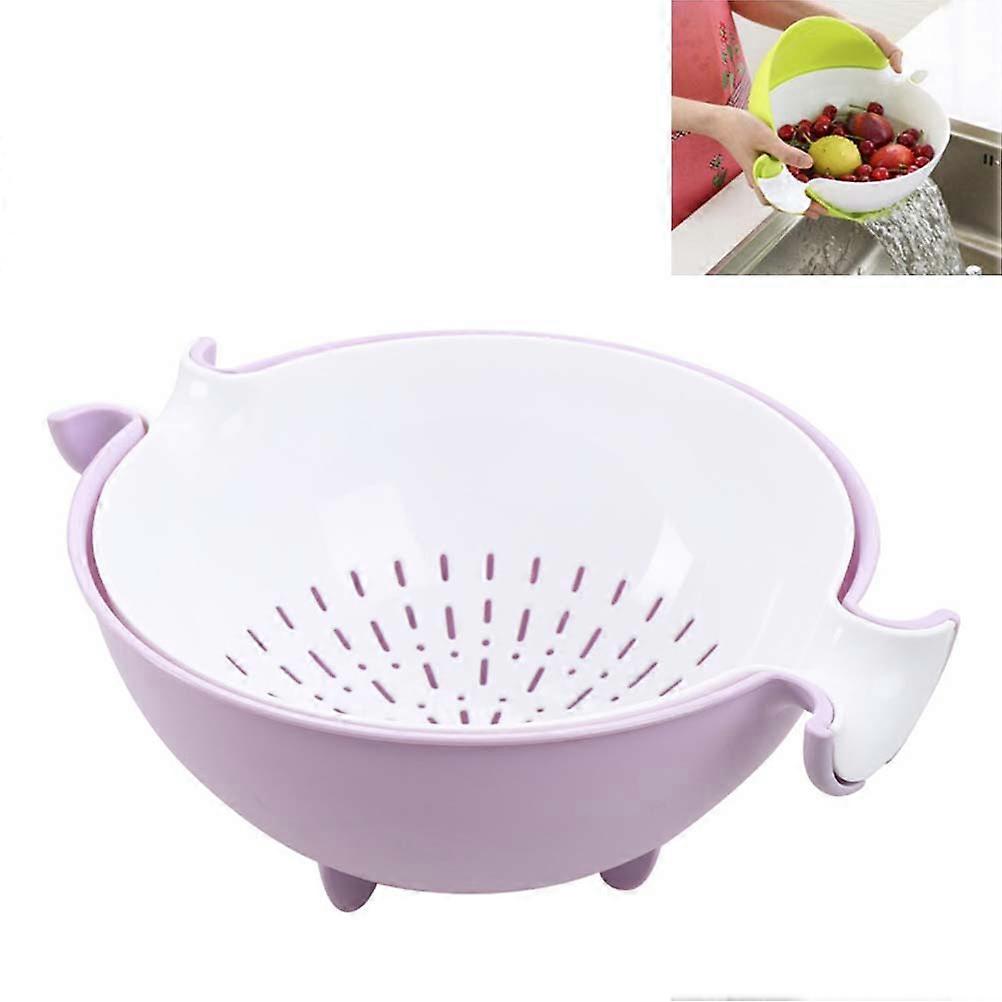 Versatile Colanders And Bowl Sets Large Plastic Kitchen Strainer For Cooking Draining Washing Sieving 1Pack
