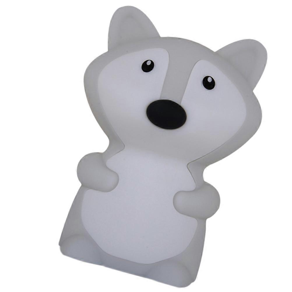 Bedside Lamp Silicone Night Light for Home Use 3Pcs Grey Color Changing