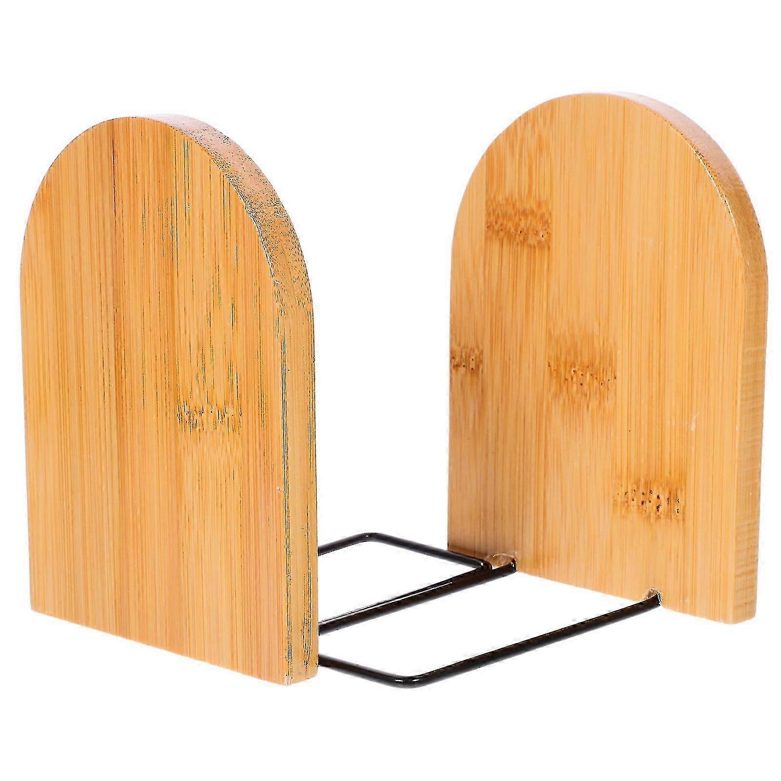 2Pcs Creative Book Holder Decorative Book End Delicate Book Organizer Study Accessory