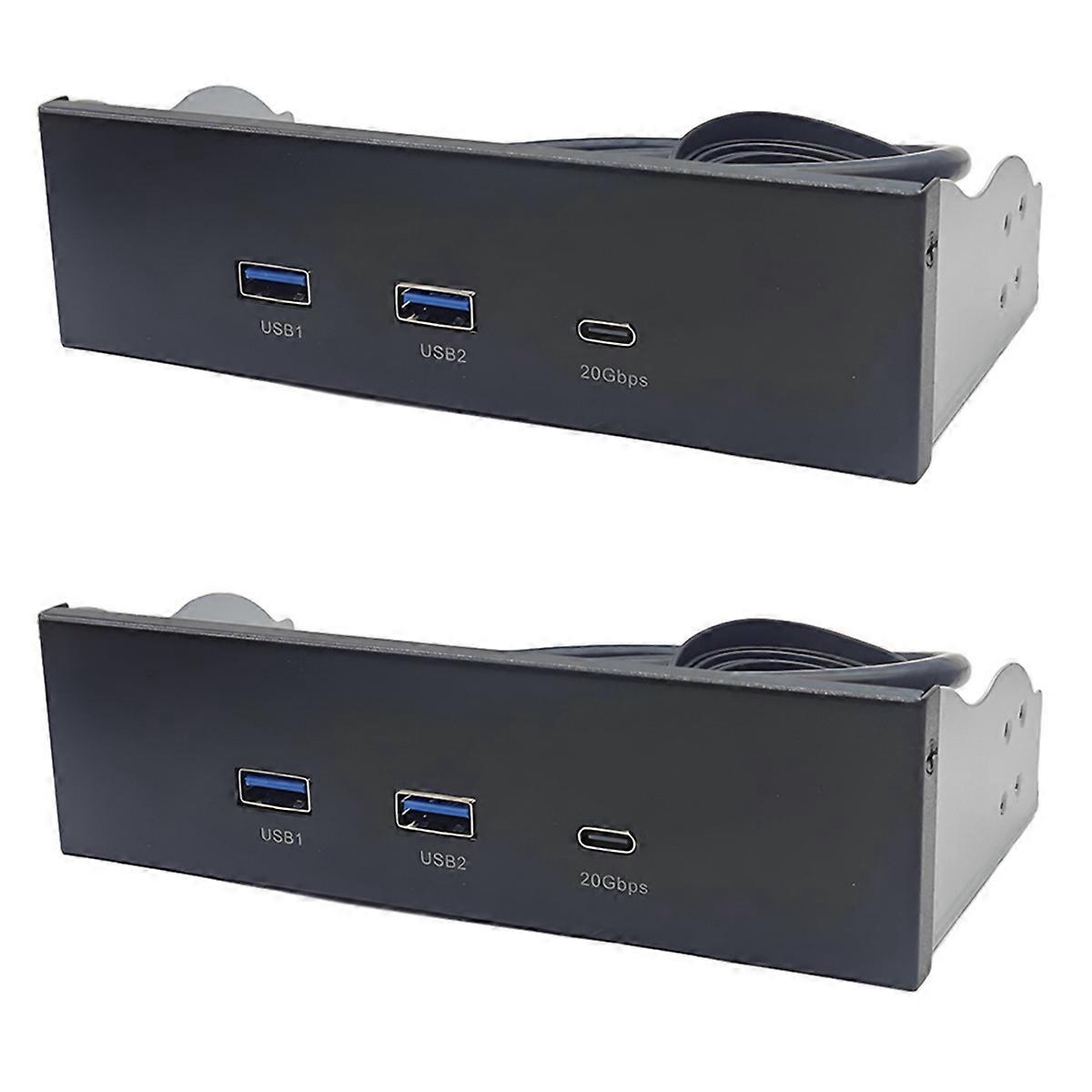 USB Front Panel for PC 2 Port USB 3.2 GEN1 5Gbps + 1 Port TYPE-C