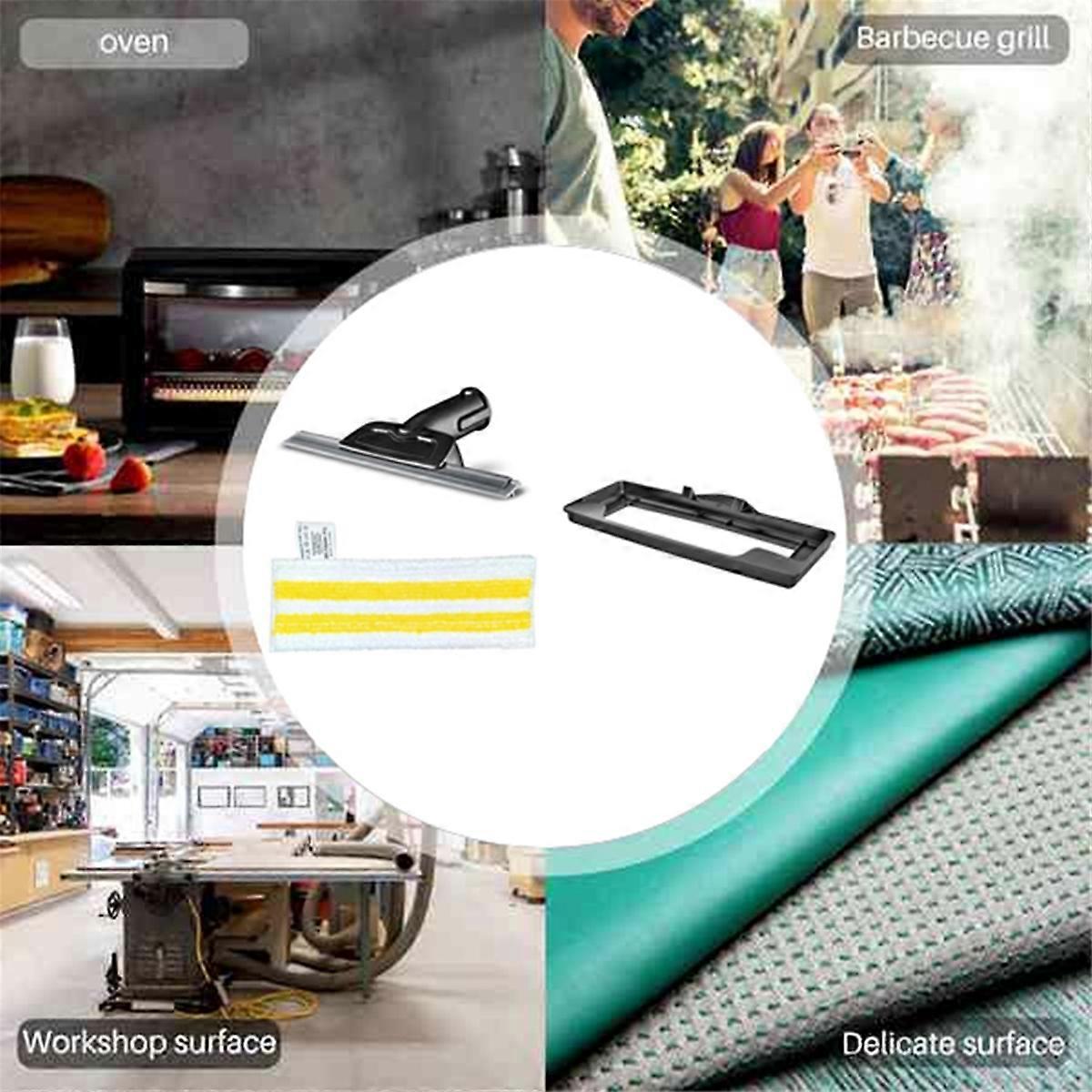 Window Squeegee Nozzle Carpet Glider and Steam Mop Cloths for