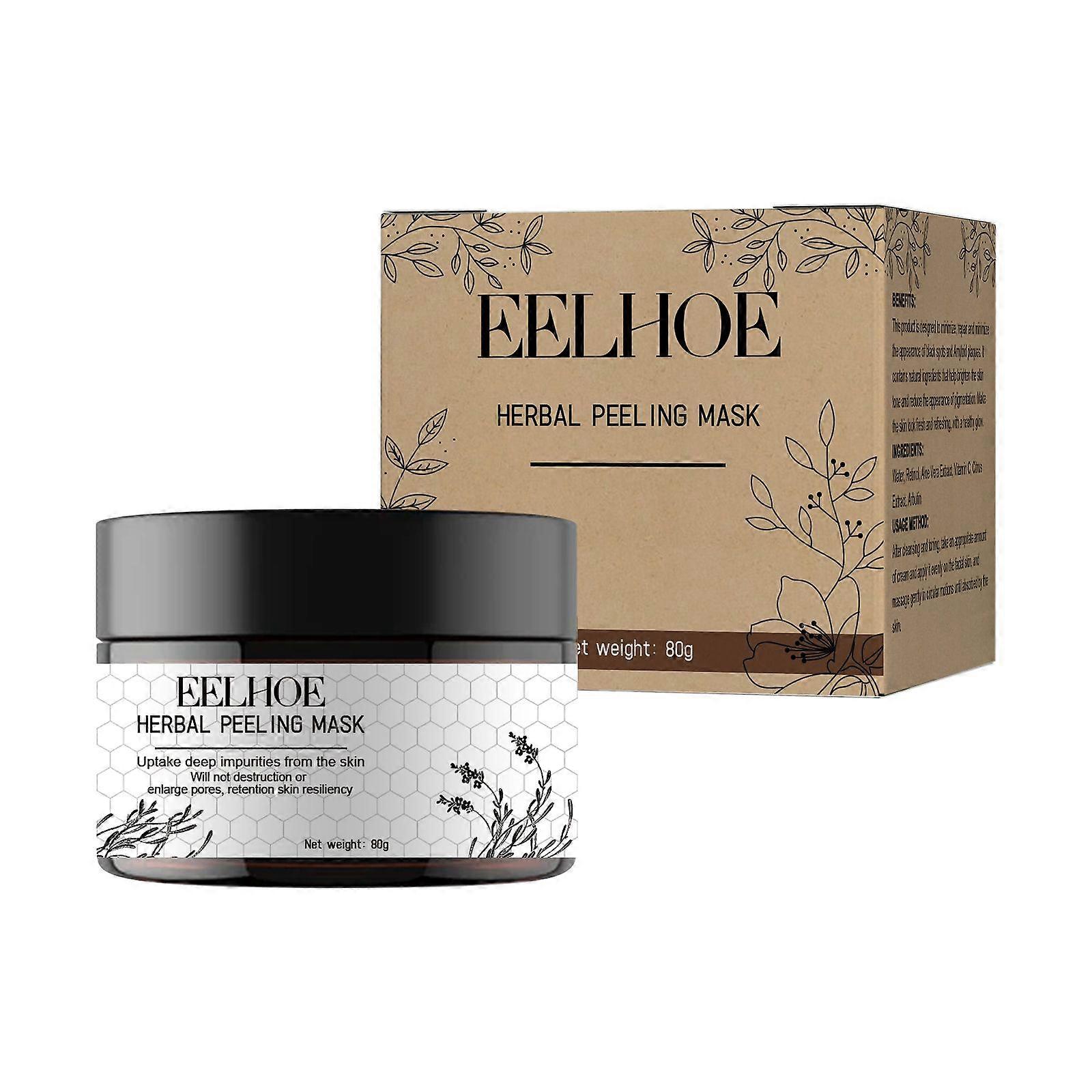 EELHOE Herbal Peel Mask Deeply Cleanses Skin Nose Blackheads Tighten Pores And Moisturize Hydrating Mask