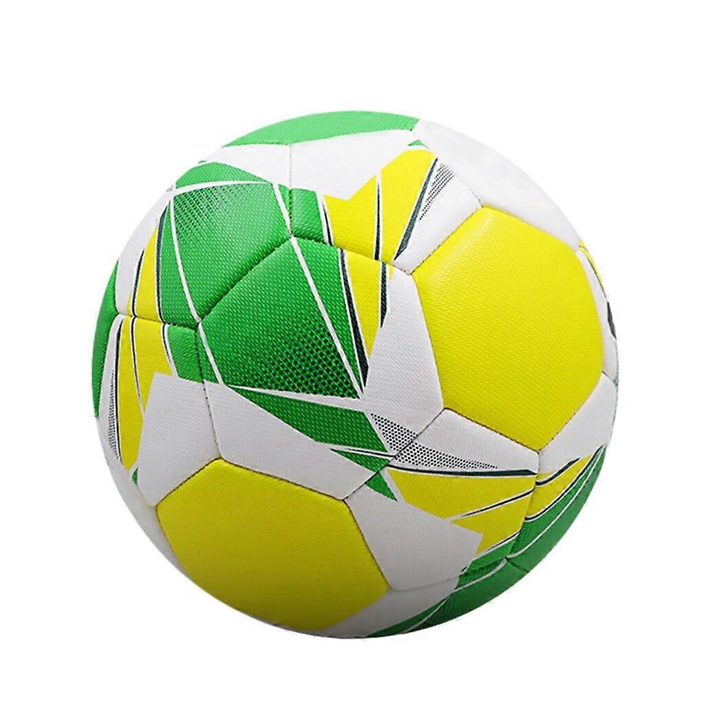 Soccer Balls Size 5 Green Durable Training Ball For Practice And Matches Portable No.5