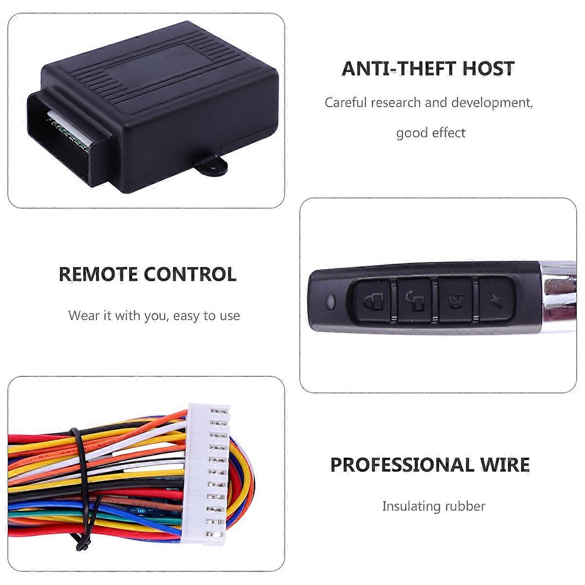 Durable Car Alarm Anti Theft Central Lock System for 1Set Use