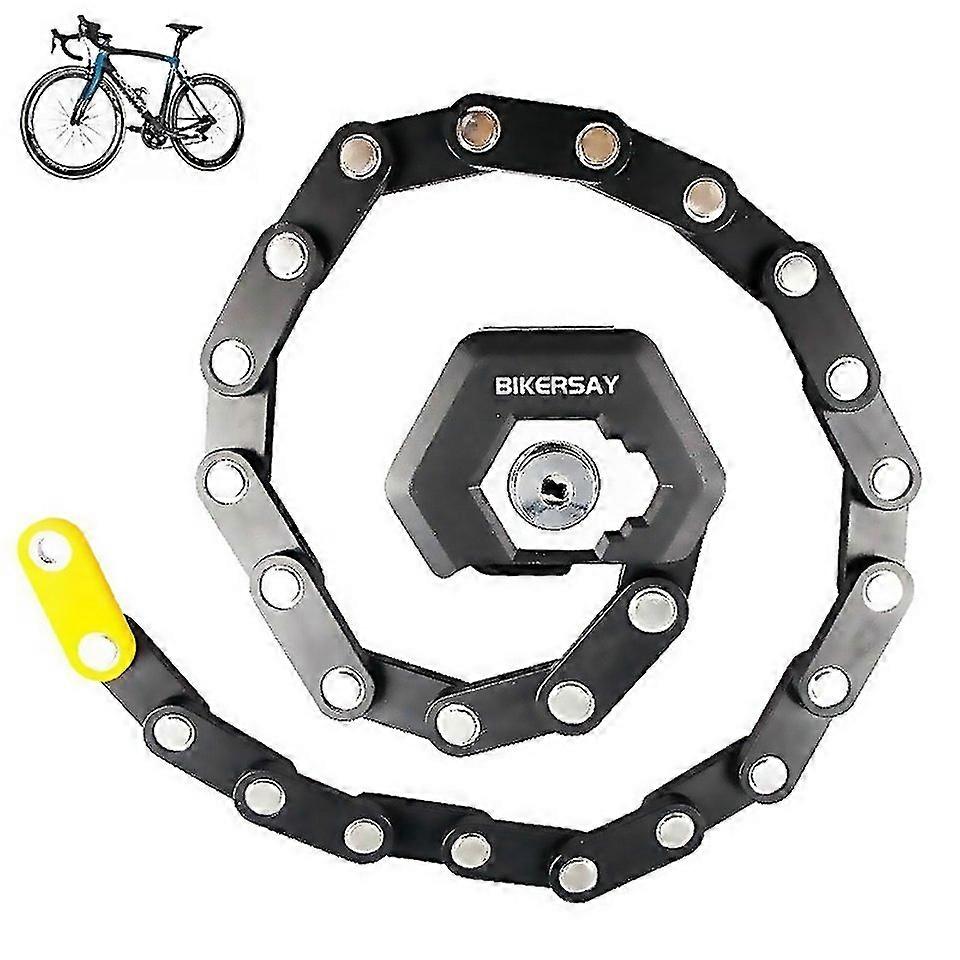 For Bikersay Bk001 Bicycle Folding Lock Antitheft Anticutting Mountain Bike Burger