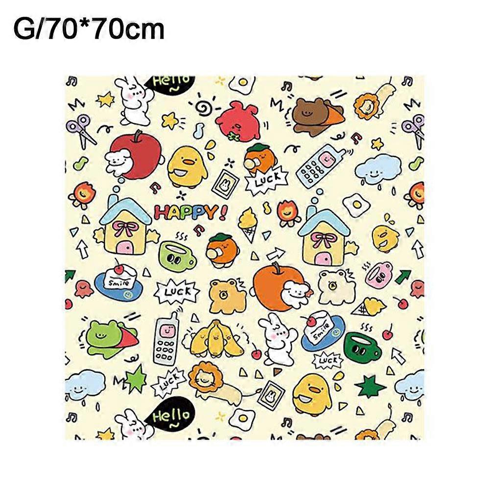 Pet Storage Bag Multi-Functional Wash Trim Nail Store Items Cute Graffiti Rabbit Design Easy Clean Comfortable Warm For Cats