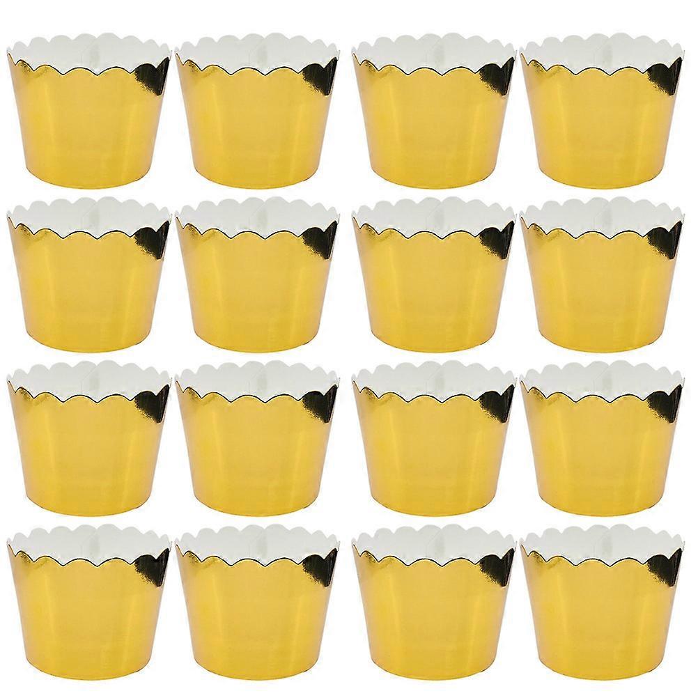 Muffin Cups Golden Cake Cup for Baking Accessory 100Pcs Pack