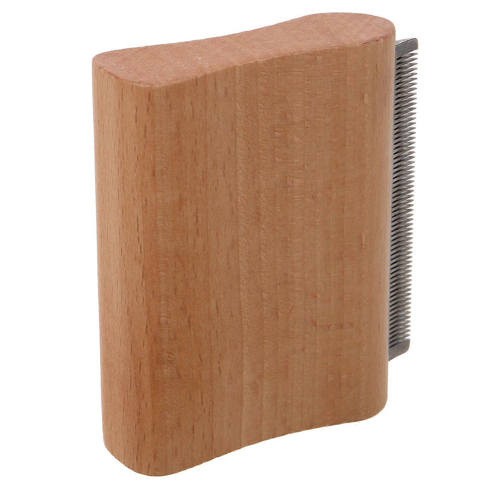 Horse Deshedding Brush Wooden Metal Cleaning Tool for 5Pcs Pets