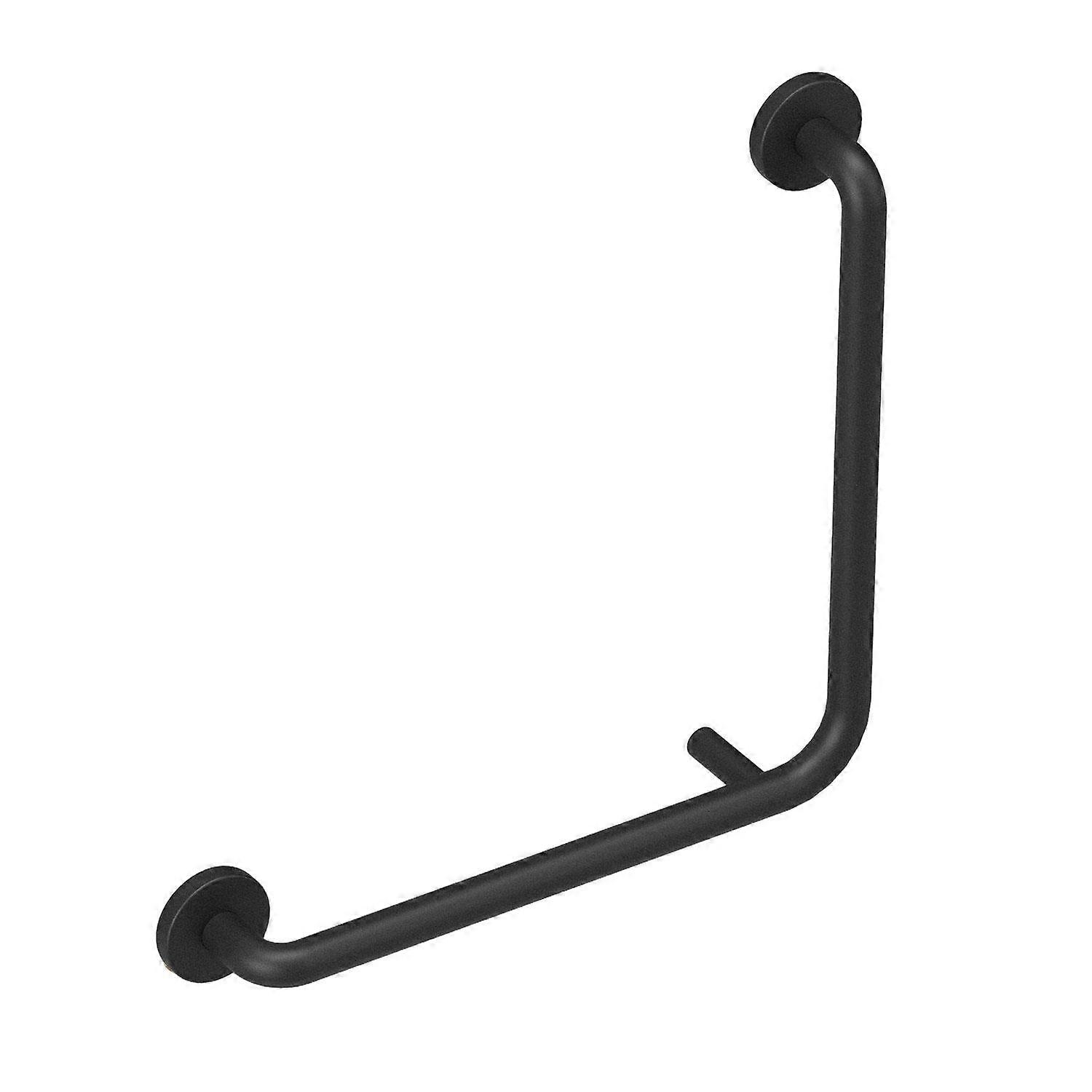 COSMIC Grab rail 40cm, Elbow shape, Matt Black up to 150kg, ARCHITECT Collection