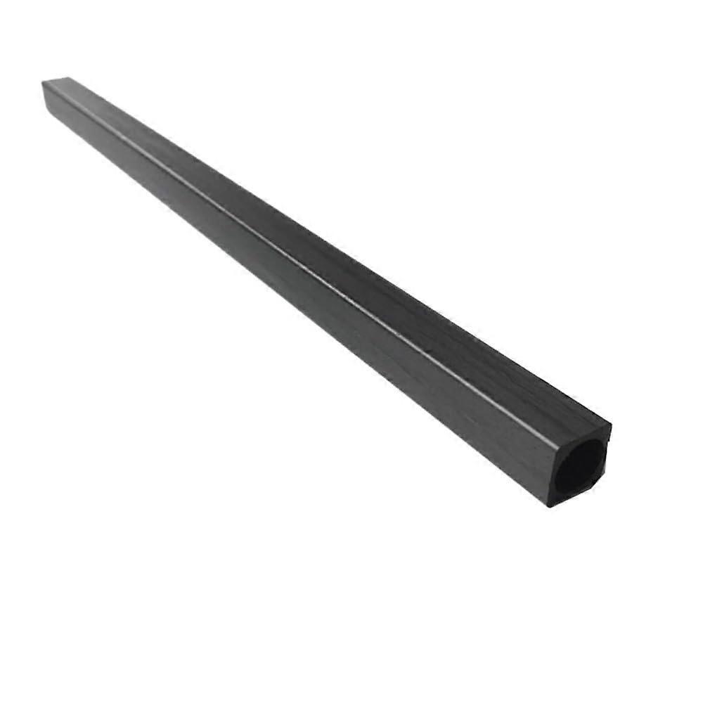 Square Carbon Fiber Pipe 2pcs 20 Inch Hollow Tubes For RC Model Framework 8x8x5x500mm HeatStable