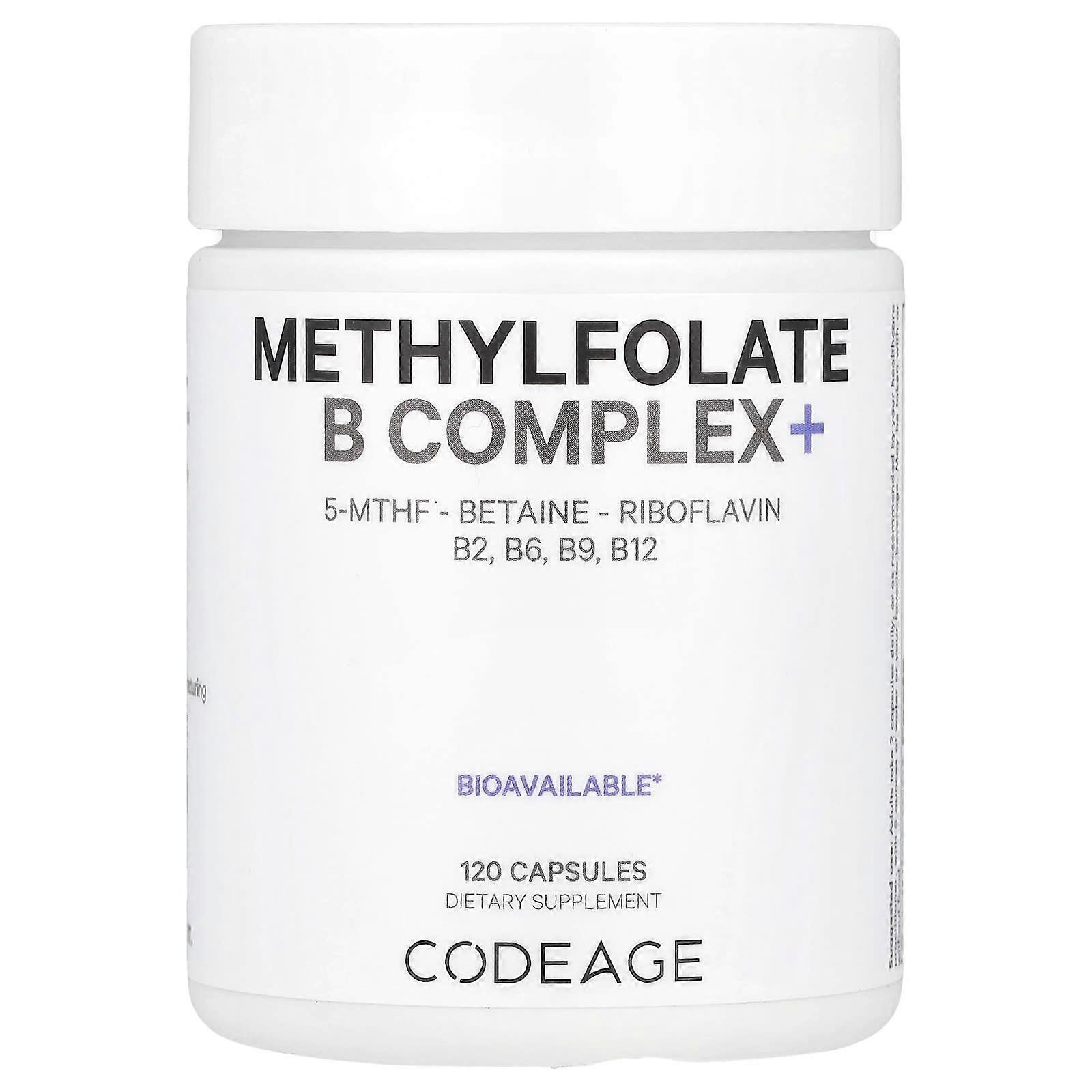Methylfolate B Complex, 120 Capsules