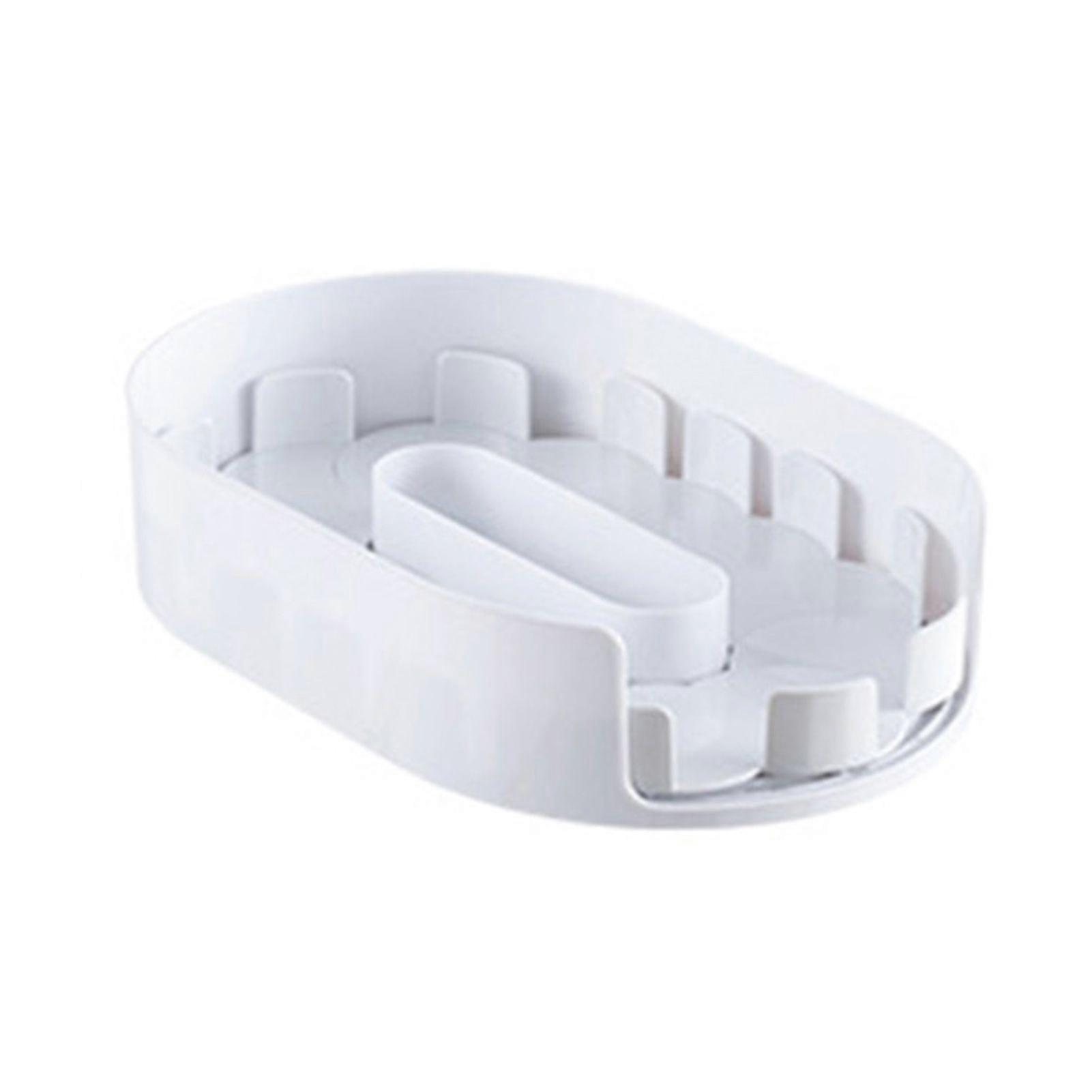 Fridge Storage Box Spice Rack 360-Degree Rotatable Design Large Capacity Transparent Turntable Condiment Organizer