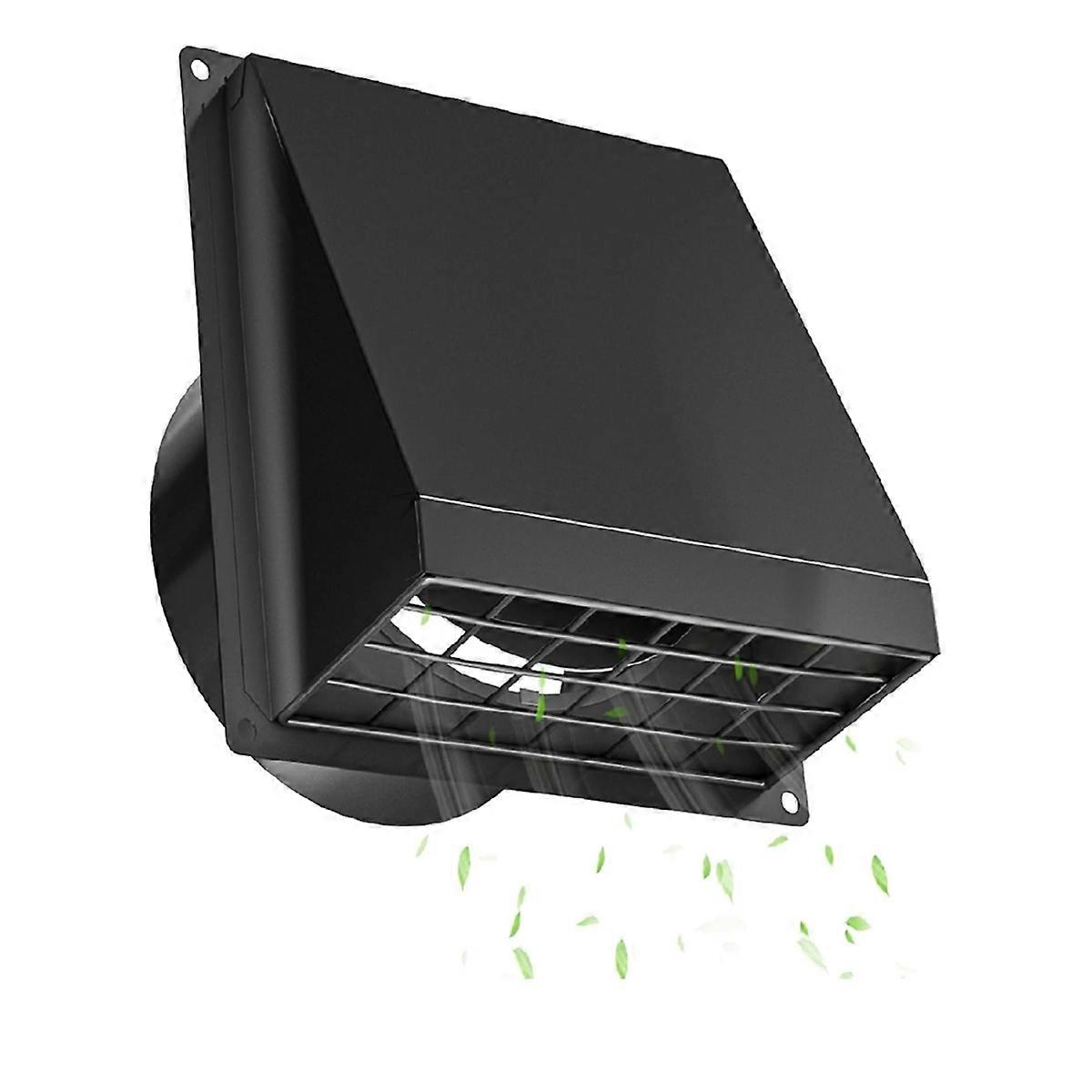 4 Inch Dryer Vent Cover Outside with Removable Mesh, Wall Mount Extractor Vent,Ventilation Accessories