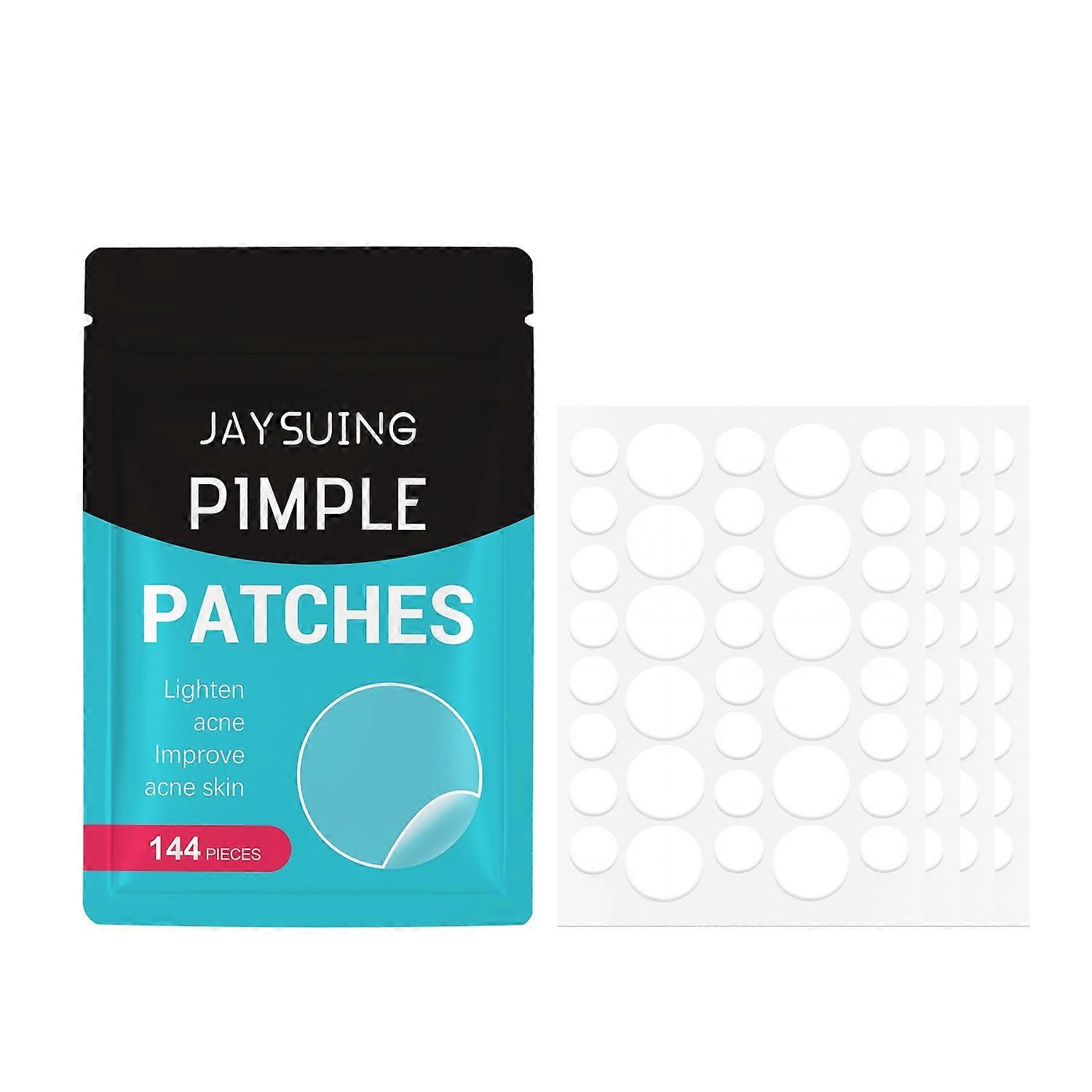 1-6PCS JAYSUING 144PCS Pimple Patches Invisible Acne Patches for Face Zit Patch Acne Dots Tea Tree O