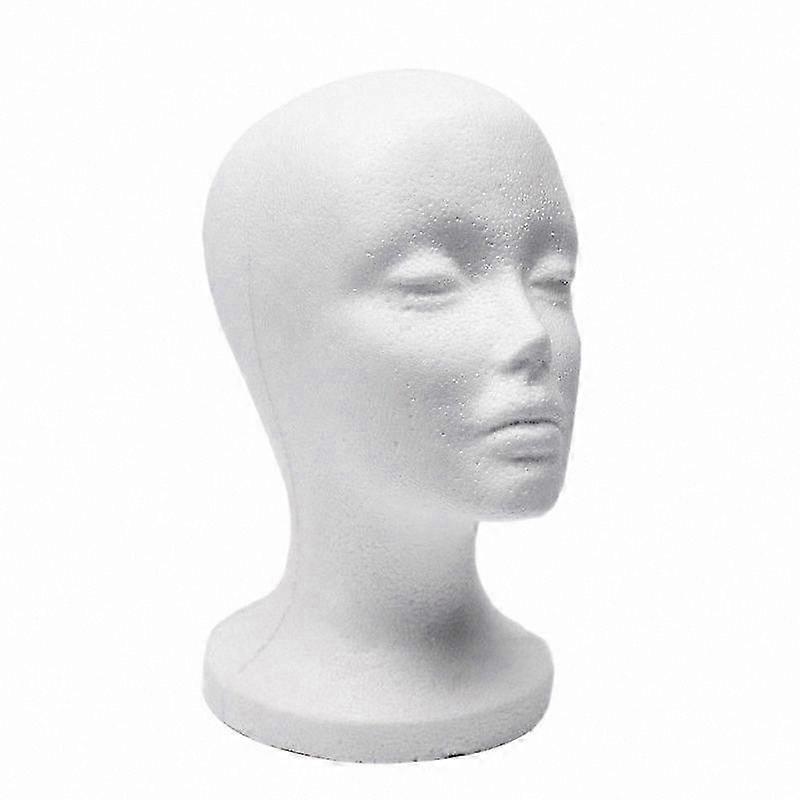 Mannequin Head Display Stand for Sunglasses Hat Cap Headset Foam Model Holder