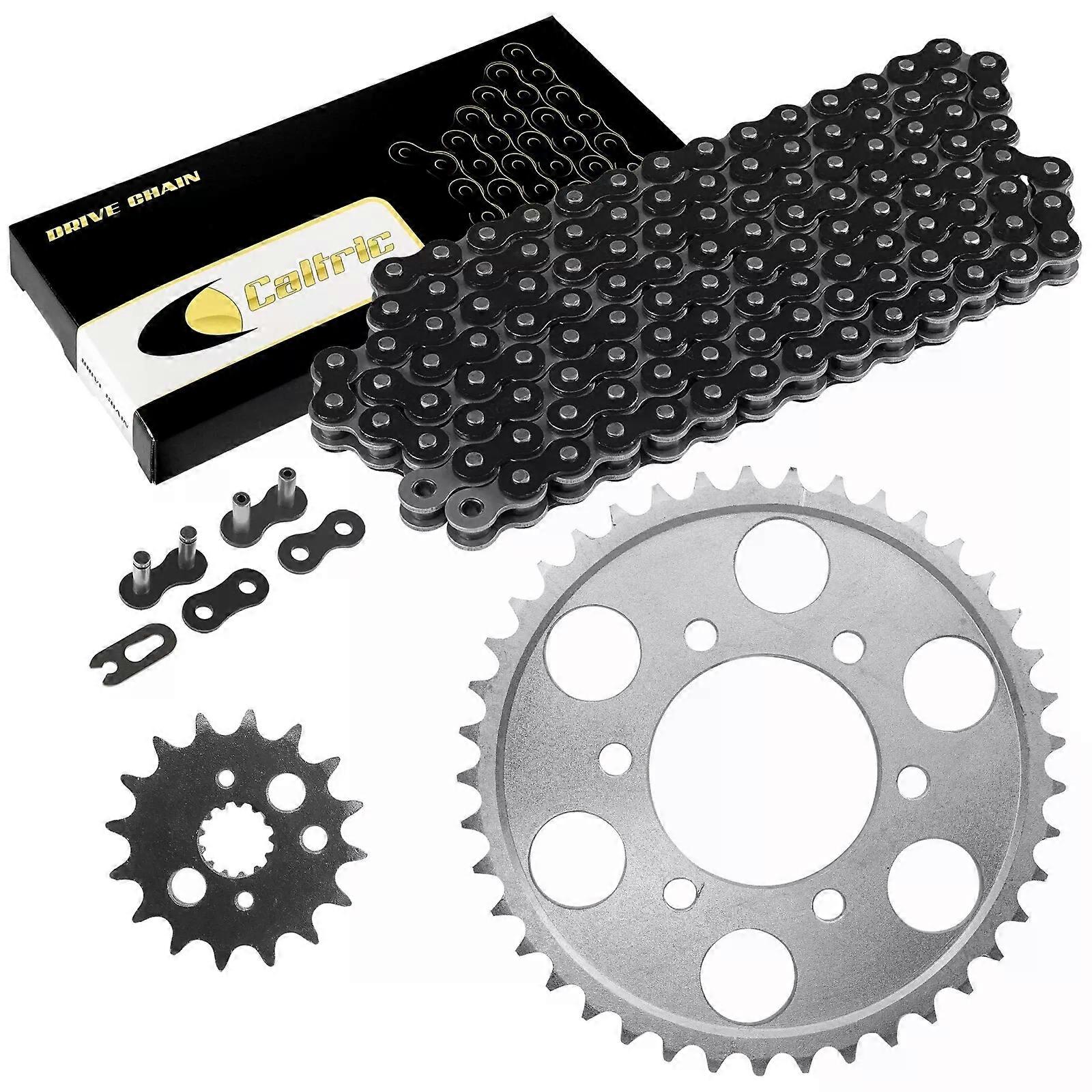 Black Drive Chain And Sprocket Kit for Kawasaki Ninja ZX-9R ZX900 1998-2001 NO.04465