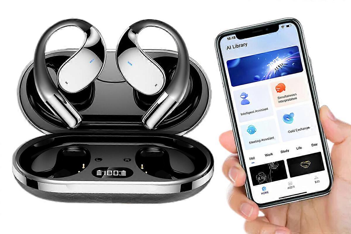 AI Language Translator Earbuds Real-Time 115 Languages Earbuds for