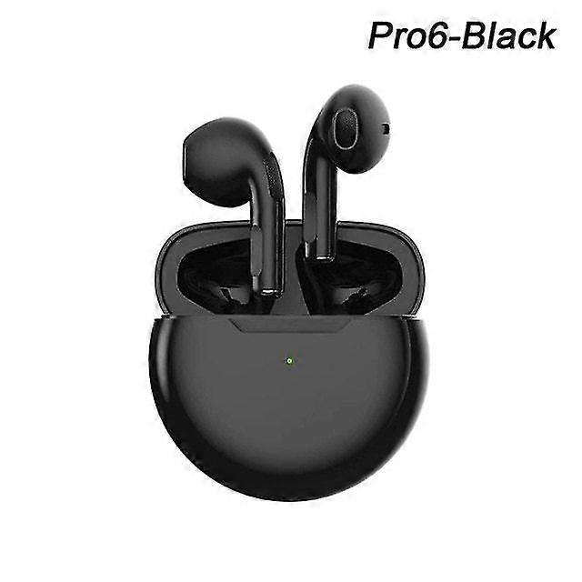 Pro6 Wireless Bluetooth Headset New Stereo Binaural Tws In Ear Bluetooth Earphone For Running Sports