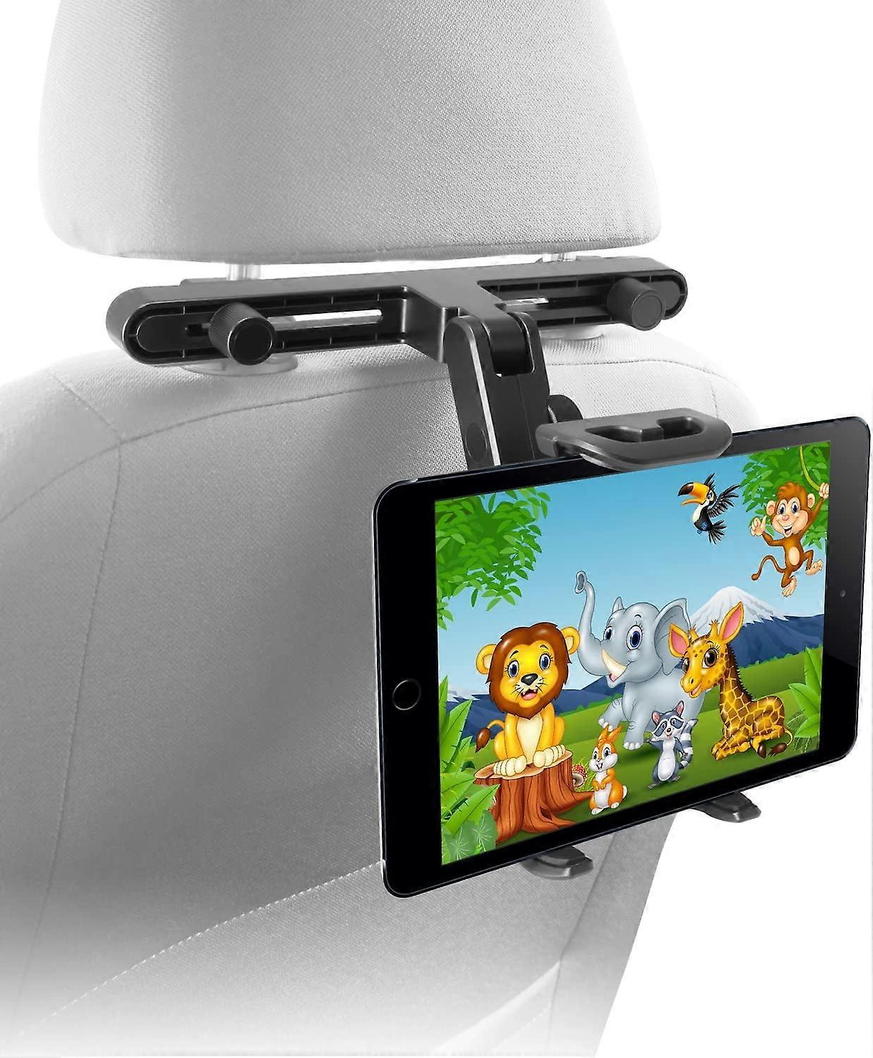 Car Headrest Tablet Holder, Adjustable compatible with iPad Car Mount for Kids in Backseat, Compatible with Devices Such as