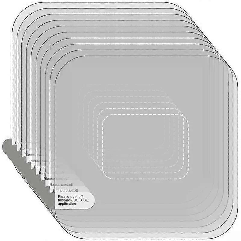 Electrostatic Windshield Film For Dashcam Camera Scratch Resistant Transparent Mounting Stickers Easy Installation 10pcs hwySH