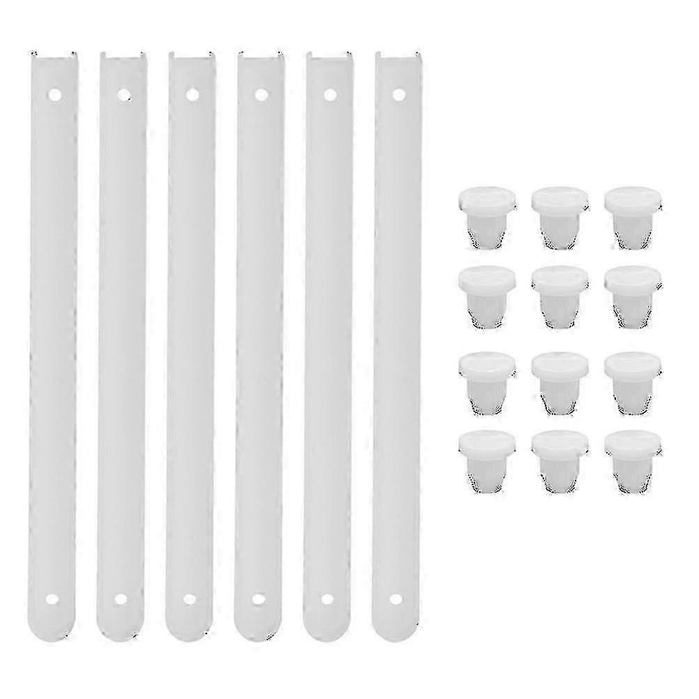 ZENGO 3 Sets Plastic Drawer Slides Drawer Replacement Parts Drawer Rails Drawer Track Rails -n1994 SZRH