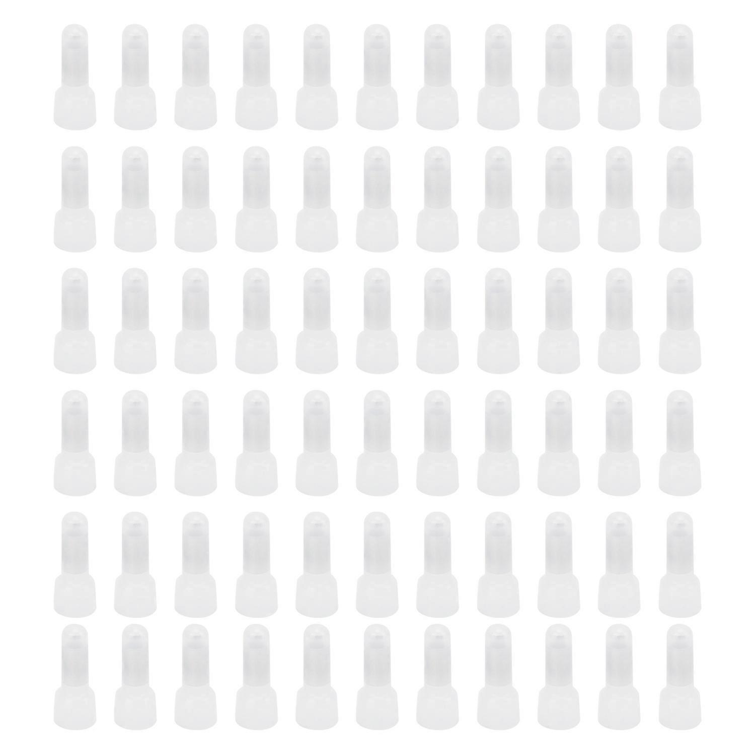 1000Pcs Closed End Terminal Transparent Nylon Crimping Cap Wire Cable Connector KitsCE5