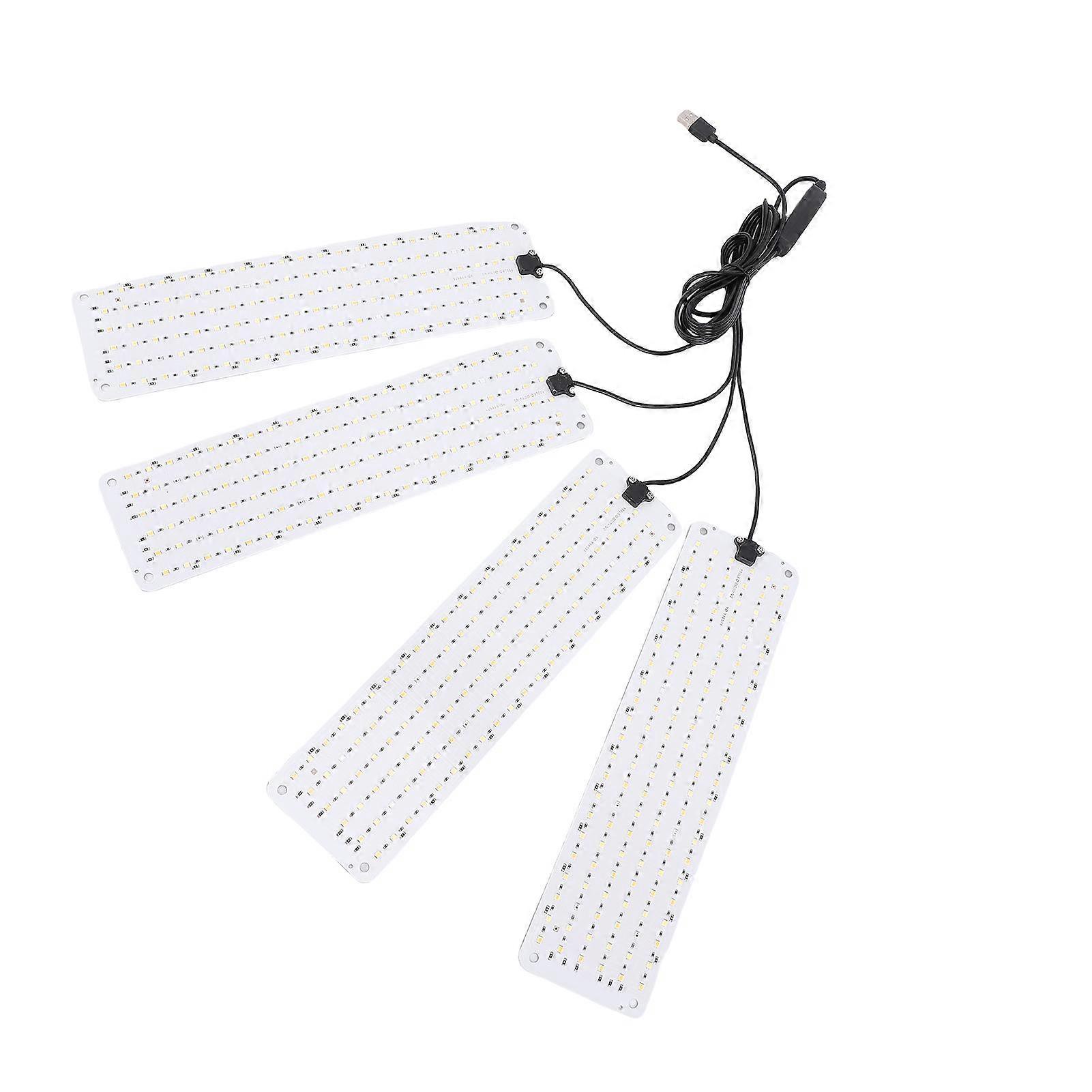 LED Grow Lights Full Spectrum Indoor Plant Growing Lamp Timer Function High PPFD Energy Saving