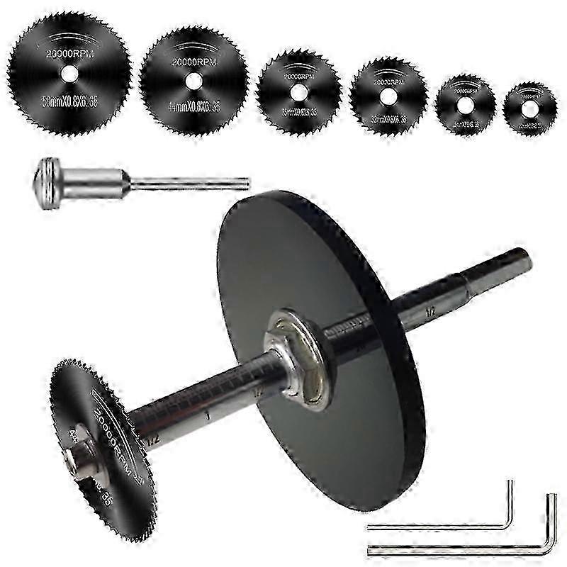 Inside Pipe Cutter for PVC Pipe, Cutter Tool Set with scale - Adjustable Depth Gauge, 6 Black Blades, 1/4" hexagonal handle