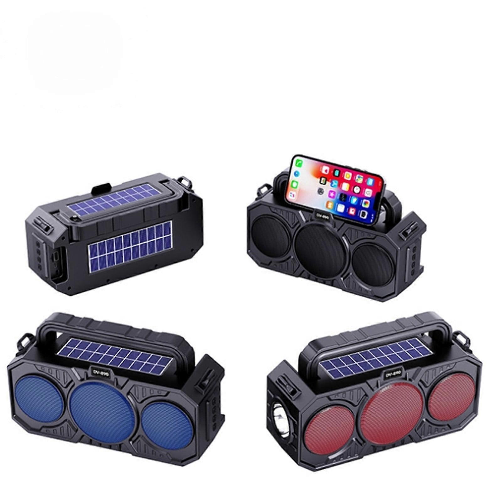Bluetooth Speaker Outdoor Flashlight Speaker Convenient Solar Wireless Card Insertion Handheld Small Speaker