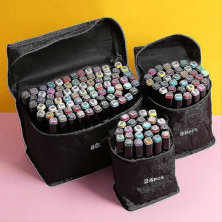 Art Marker Set Alcohol Based Marker Pen Set Of Markers 12/30/40/60/80ks Art Mark Pen Alcohol Markers Sketch Graffiti