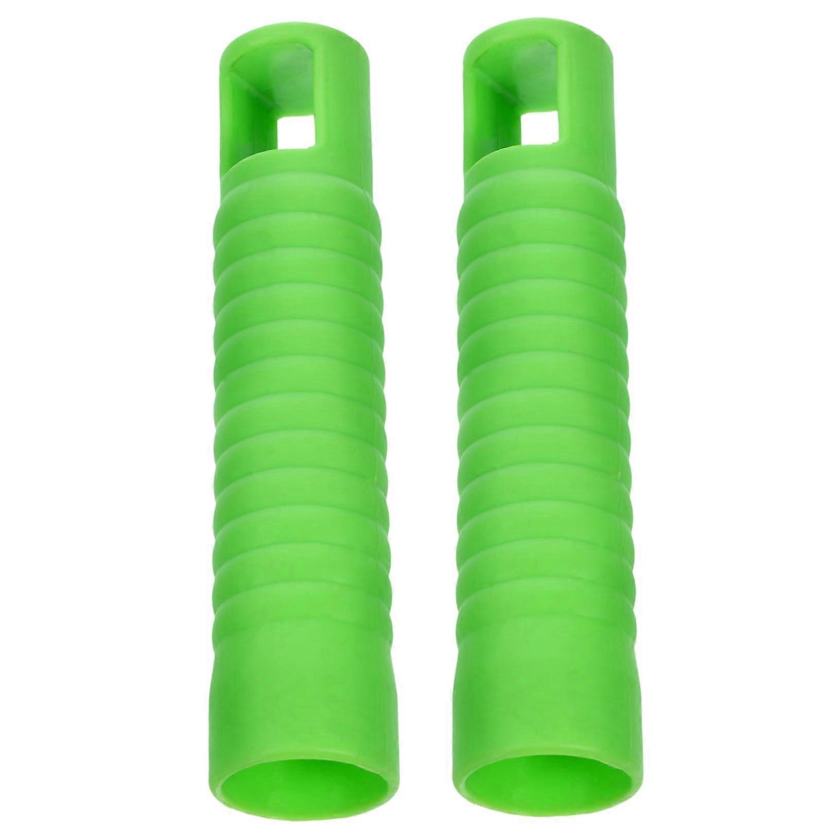 2 Pack Mop Handle Grip Replacement End Caps for Dustpan Rods Easy Install for Home Cleaning