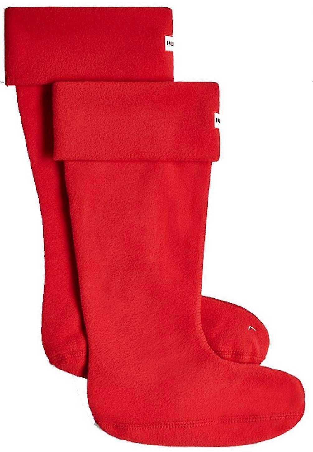 Hunter Recycled Fleece Tall Boot Socks - Military Red