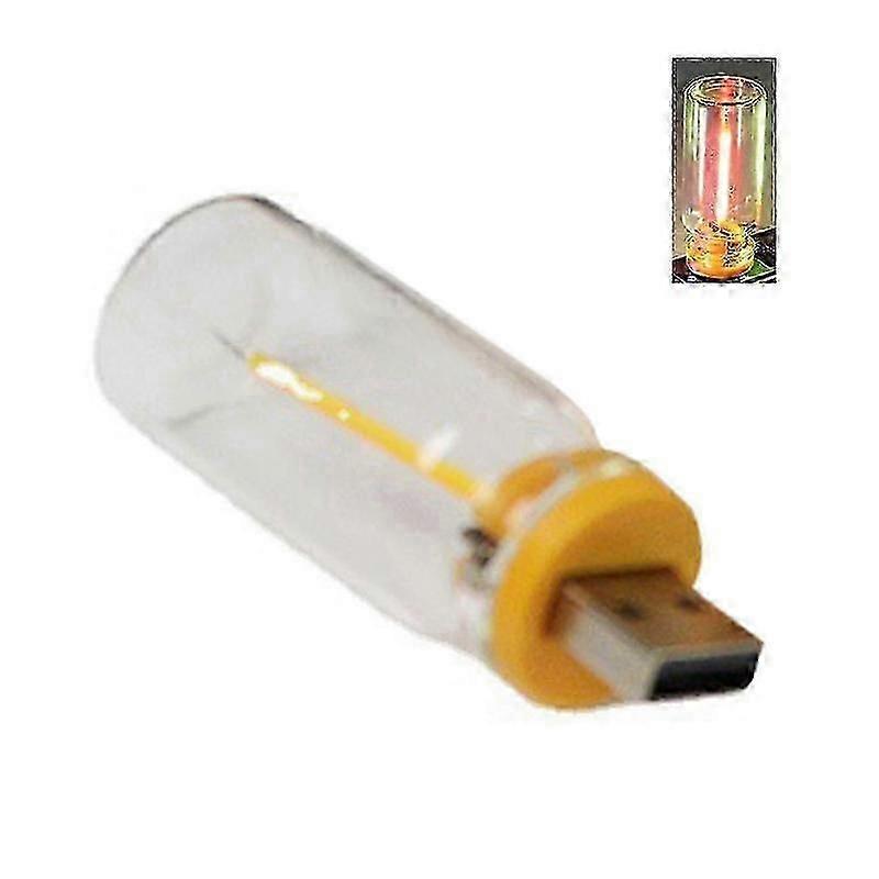 USB-Powered LED Car Interior Atmosphere Light with Soft Glow, Easy Plug-and-Play Retro Lamp for Flicker-Free Ambiance