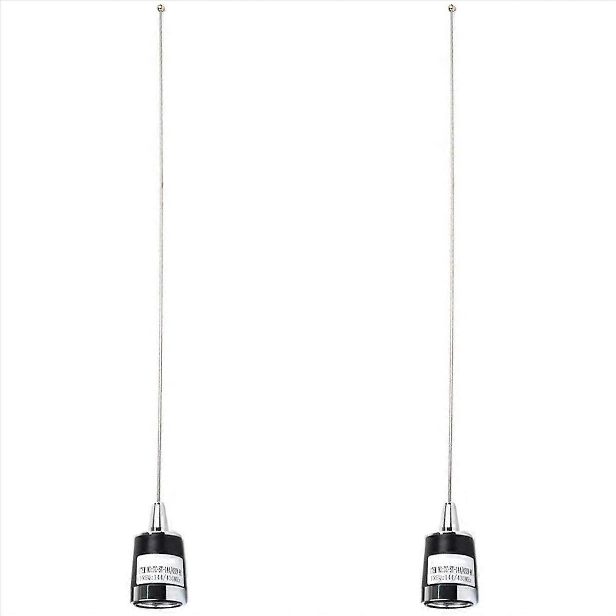 2X Dual Band NMO Antenna 144/430MHz Mobile Radio Antenna for VHF UHF Two Way Radio (Requires NMO Mou