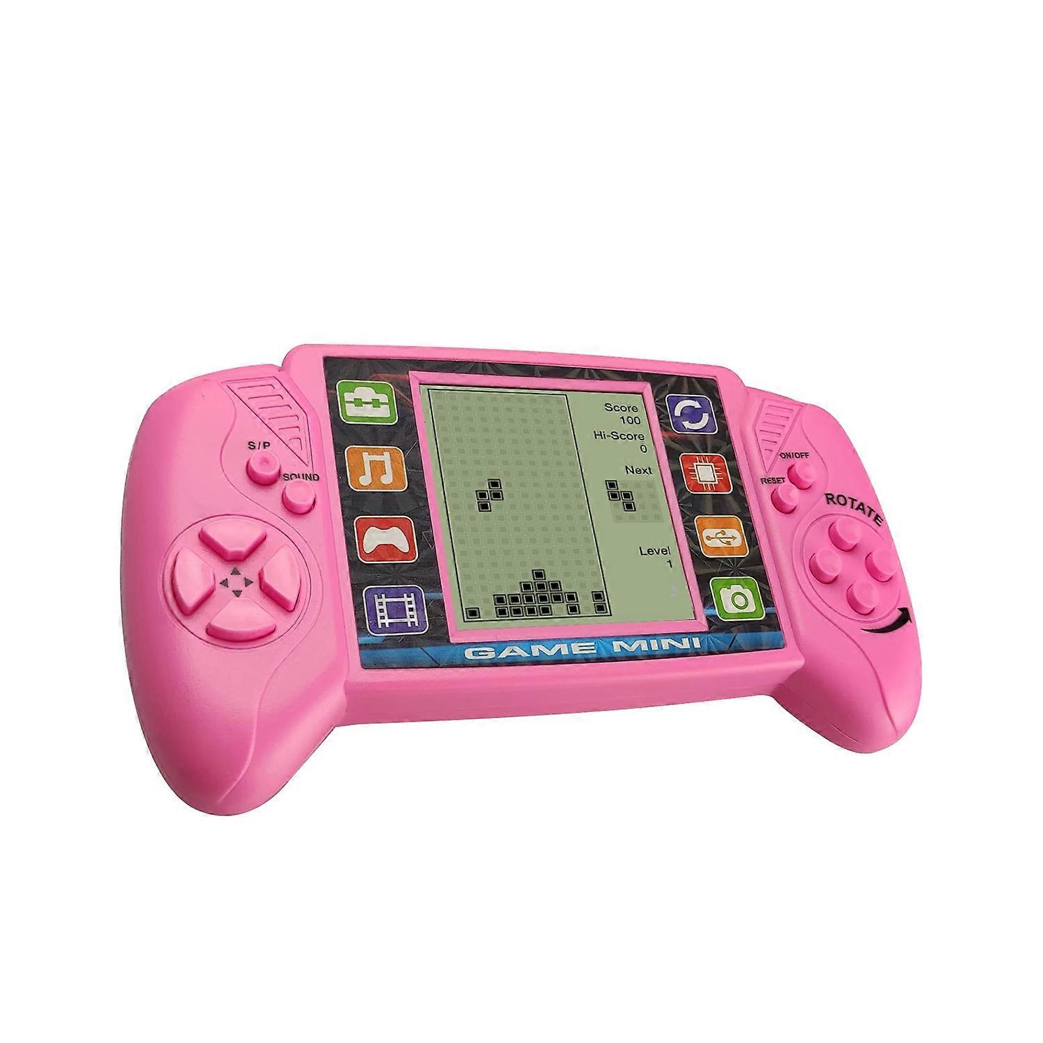 Classic block game console toys, children's nostalgic handheld retro handheld puzzle electronic gifts