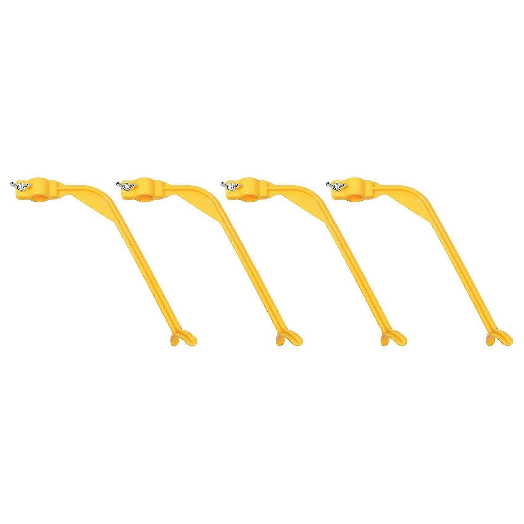 4Pcs Golf Swing Trainer for Aids Beginner Gesture Alignment Training Golf Correct Practice Guide Yellow